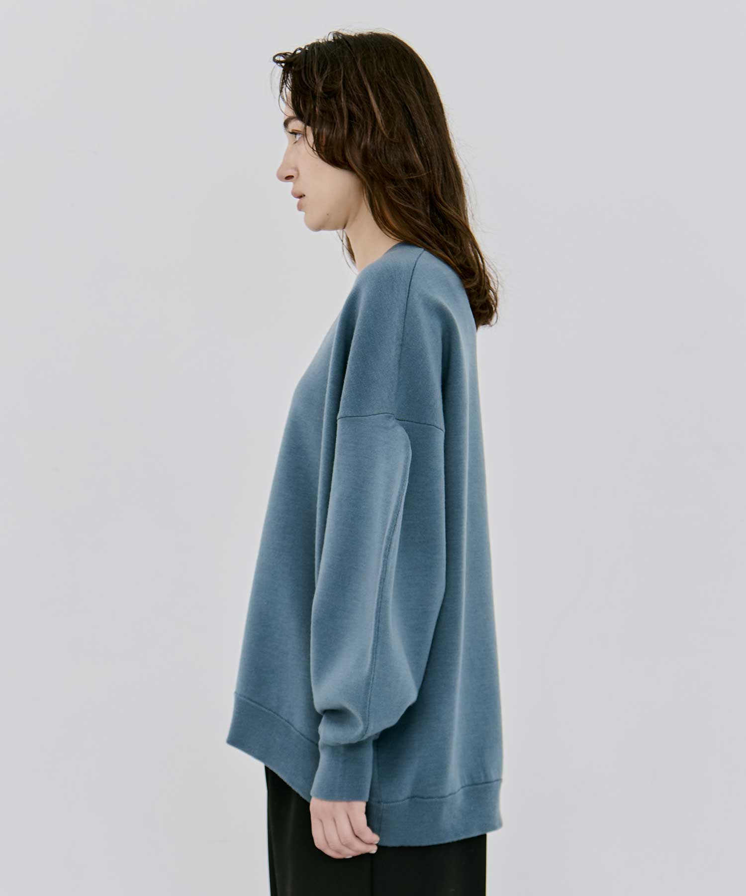 DOUBLE-FACE PULLOVER ENFOLD