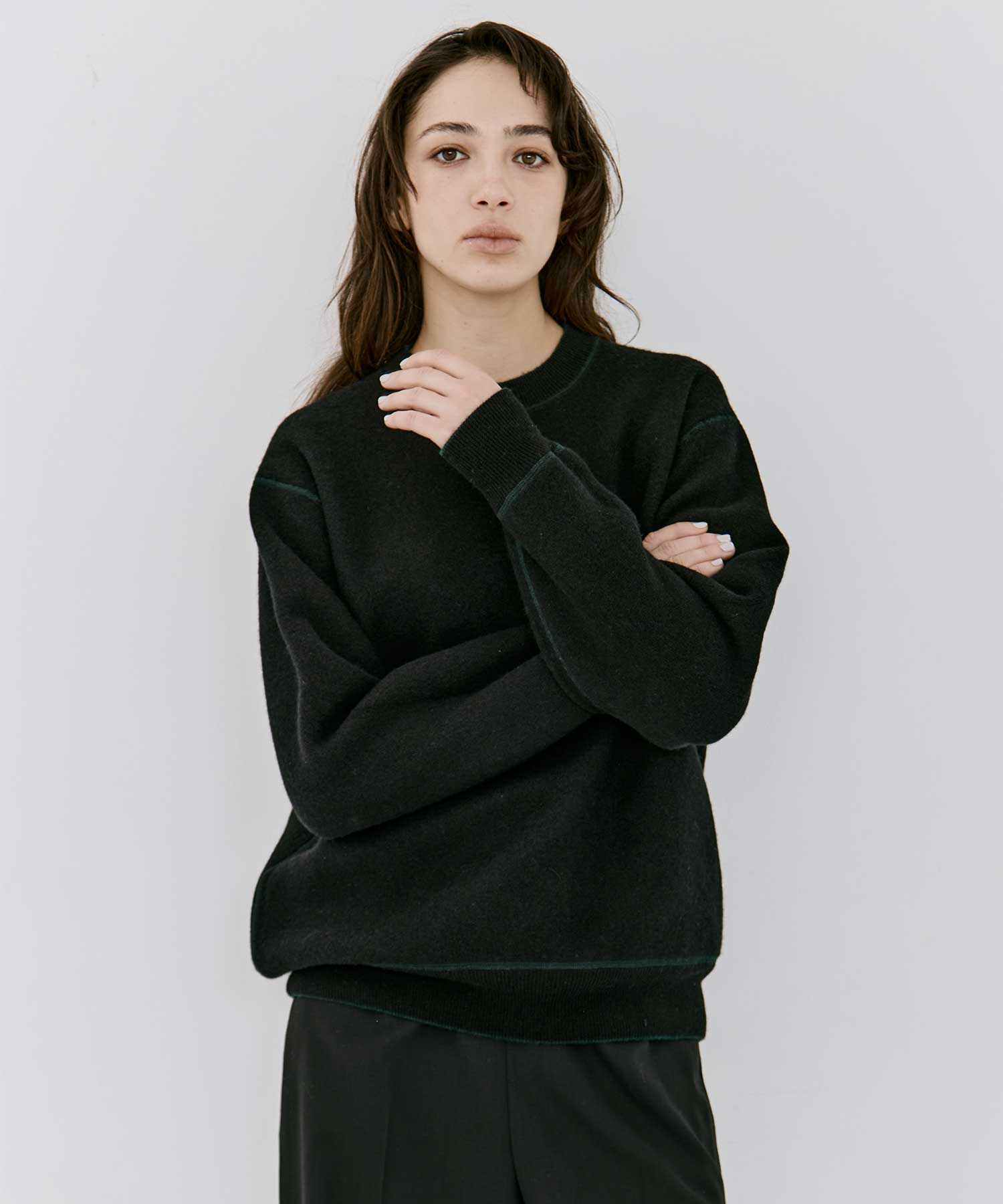 CASHMERE REVERSIBLE PULLOVER THE TOKYO
