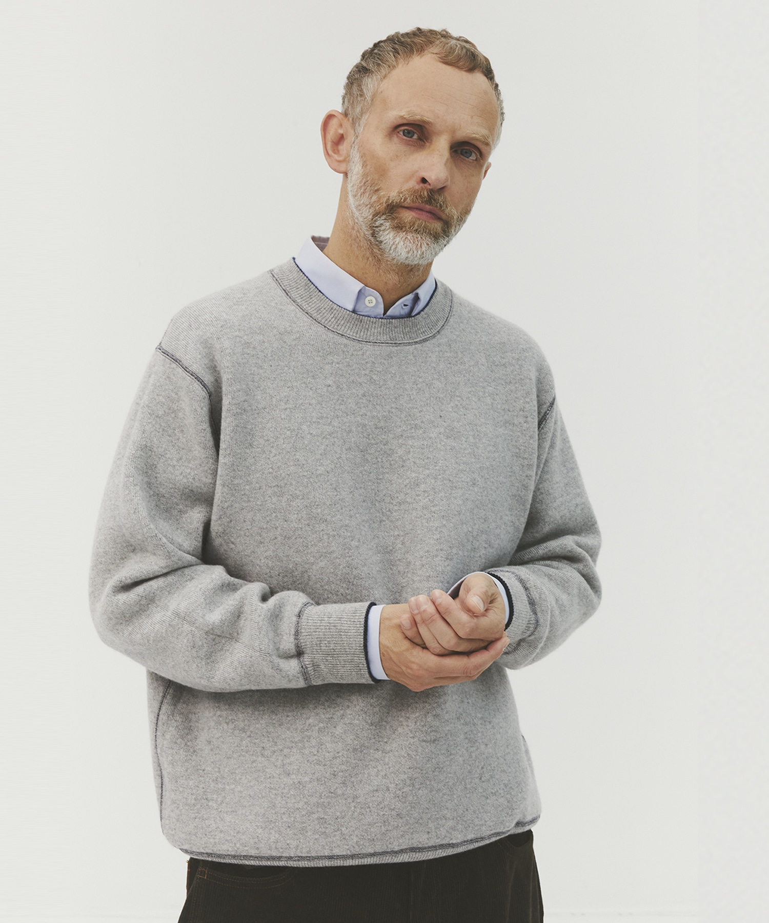 CASHMERE REVERSIBLE PULLOVER THE TOKYO