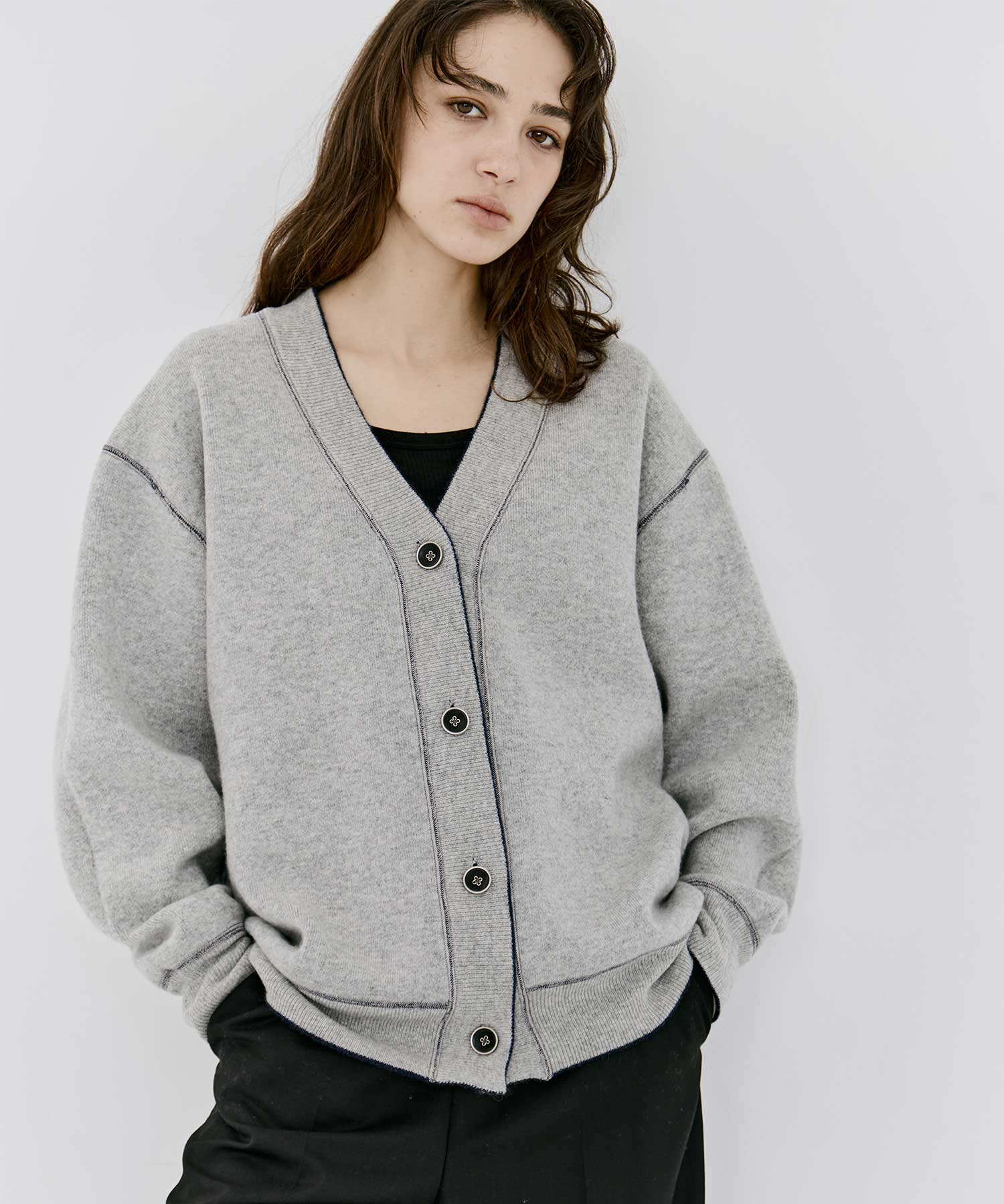 CASHMERE REVERSIBLE CARDIGAN THE TOKYO