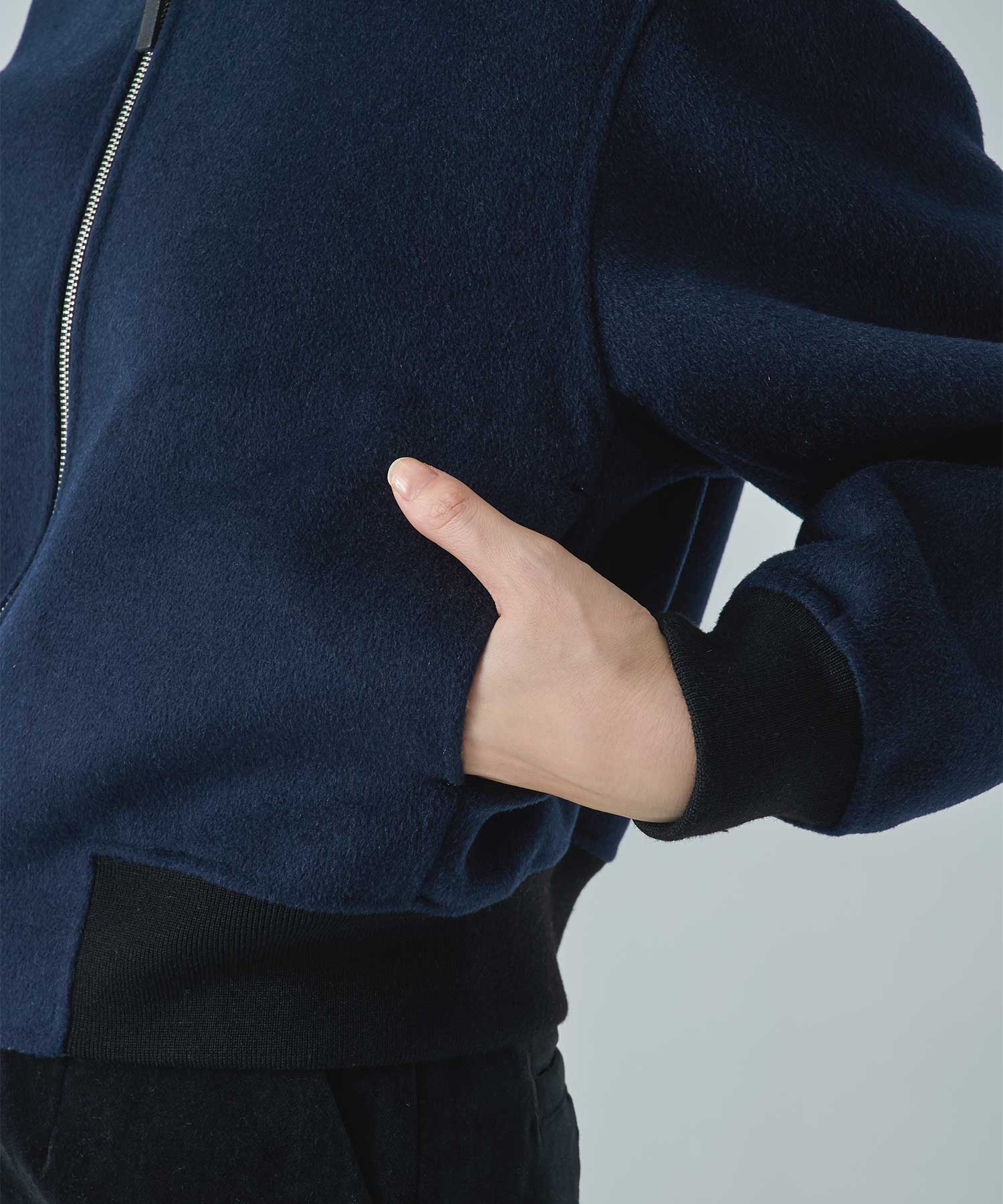 CASHMERE/SILK/WOOL MA-1 THE TOKYO