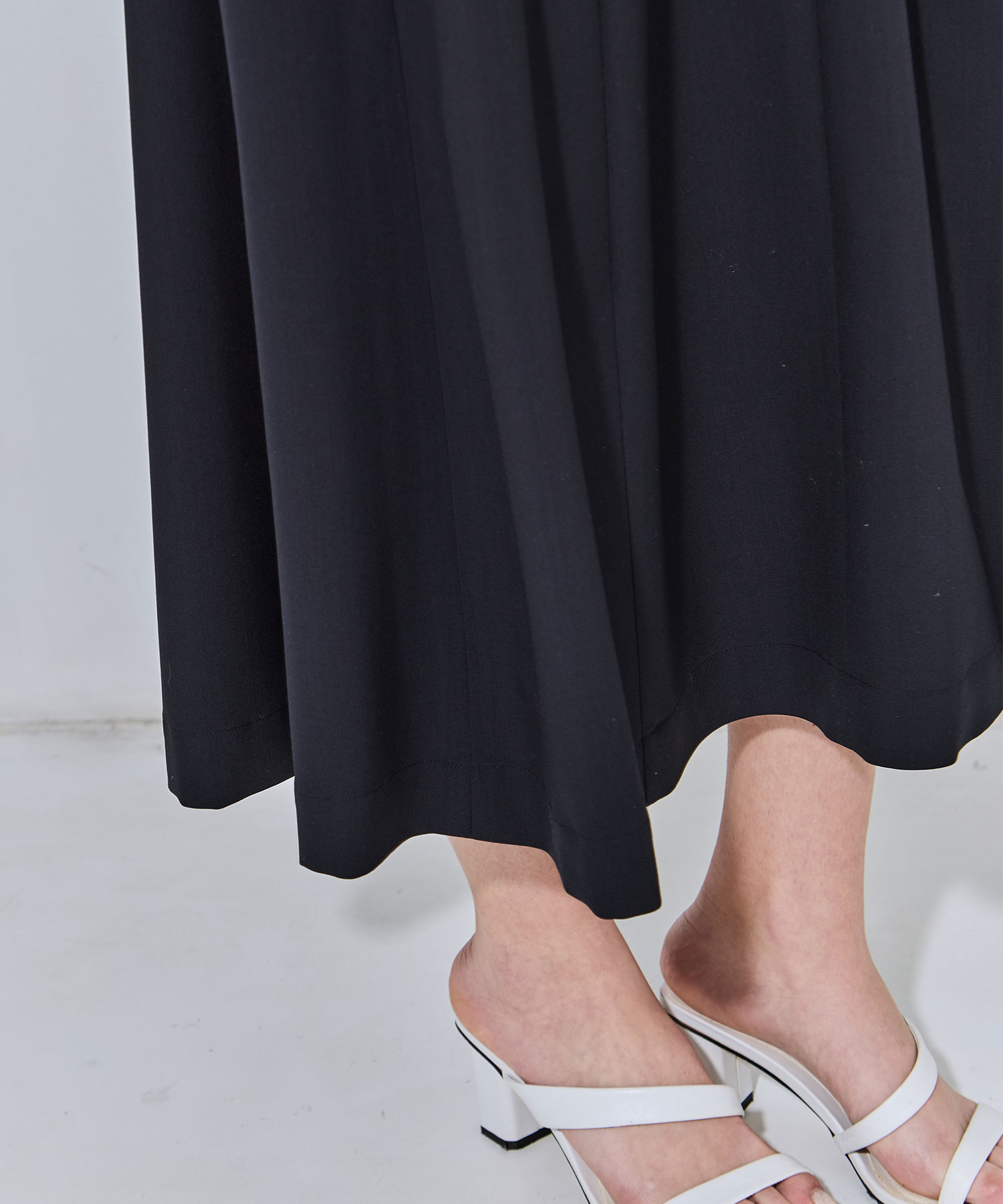 Cowl Neck Wool Dress THE TOKYO