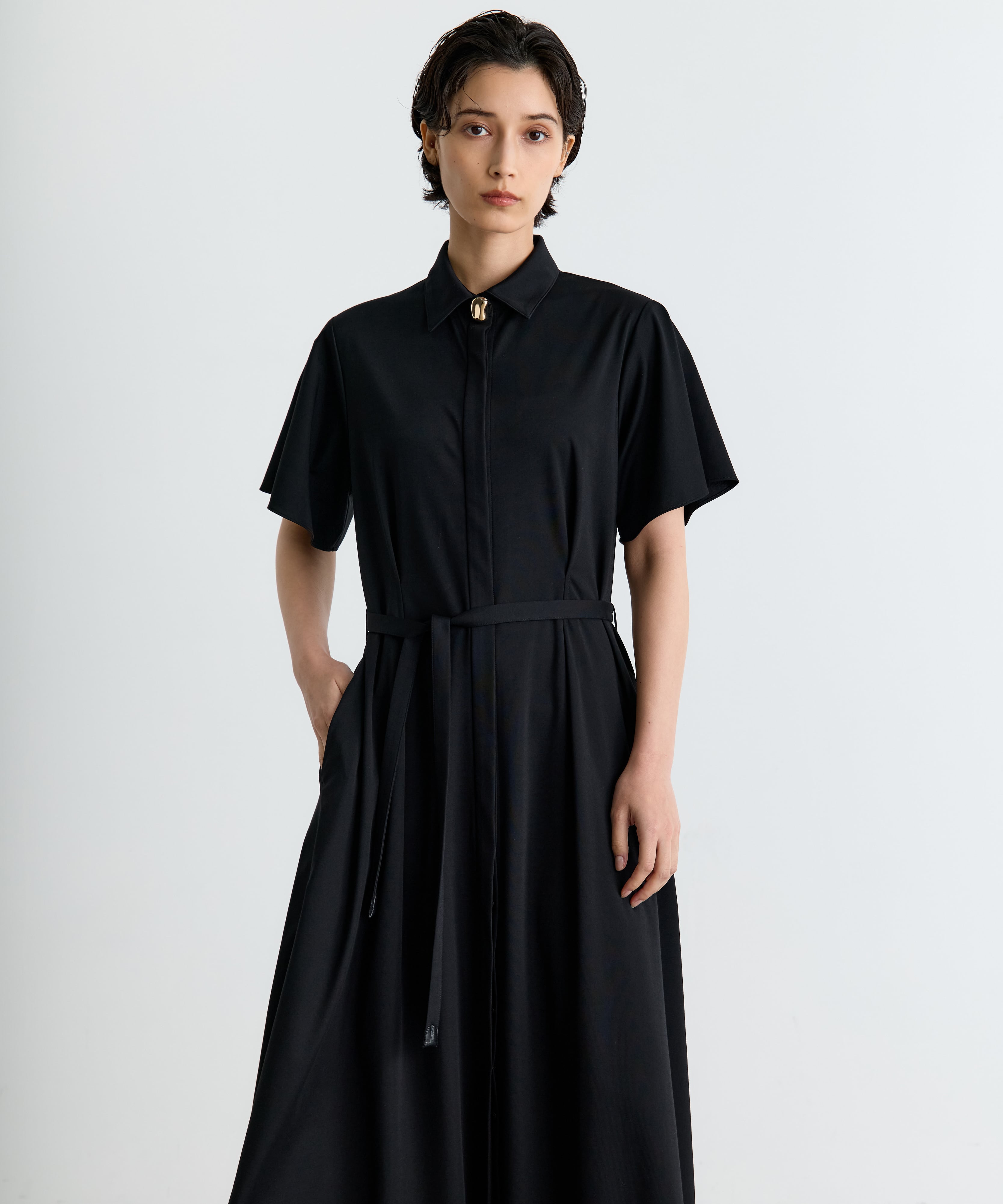 Drape Sleeve Dress THE TOKYO
