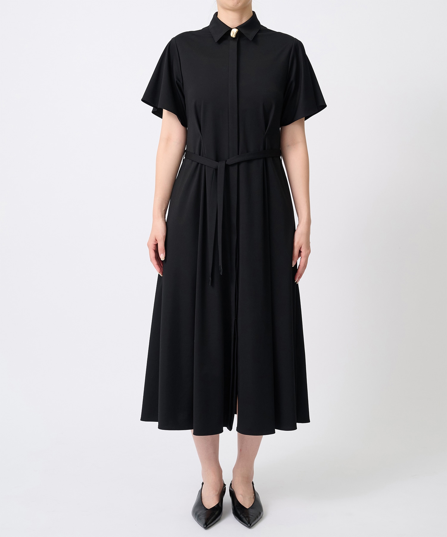 Drape Sleeve Dress THE TOKYO