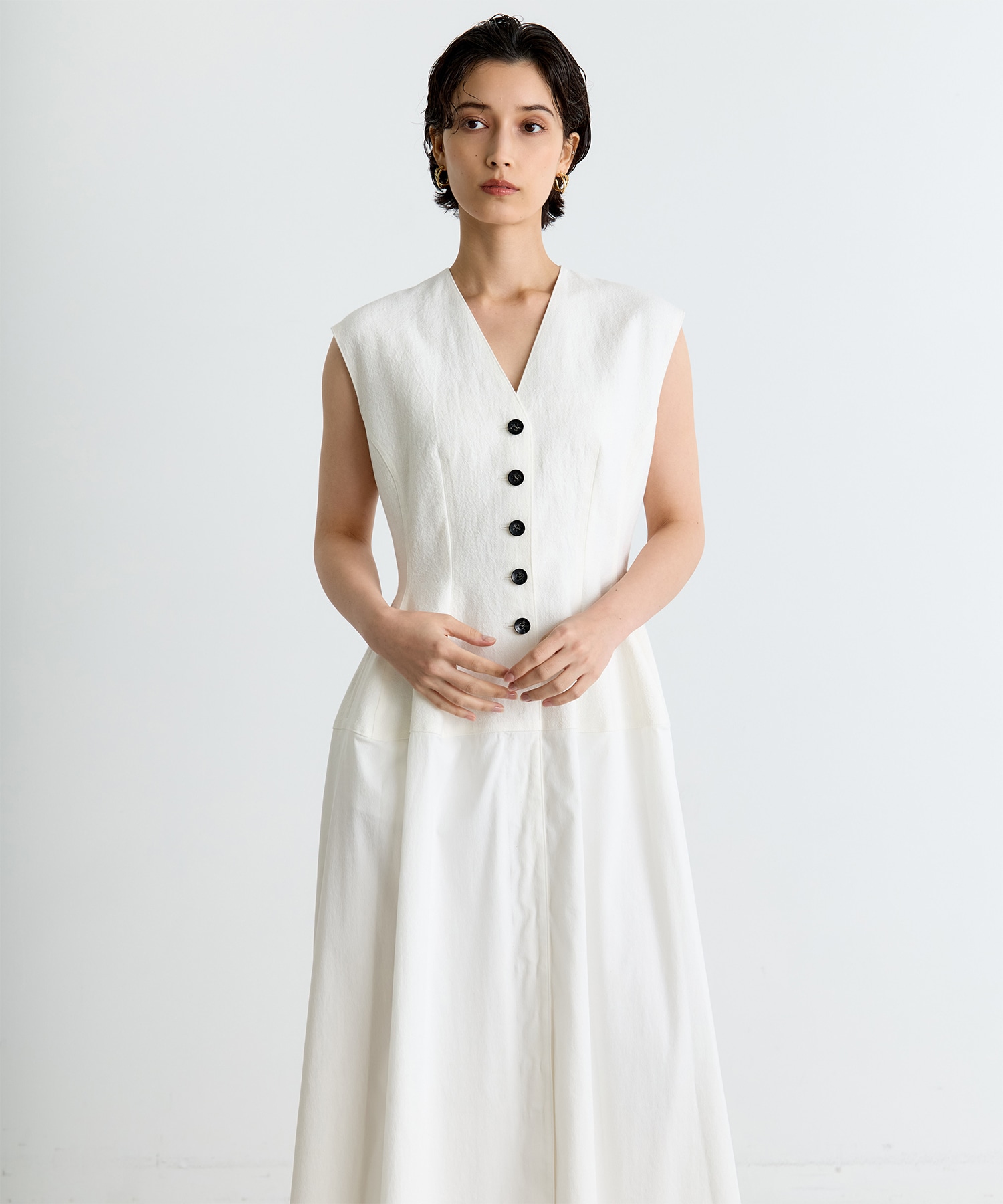 別注 Ilsa sleeveless dress AKIRANAKA