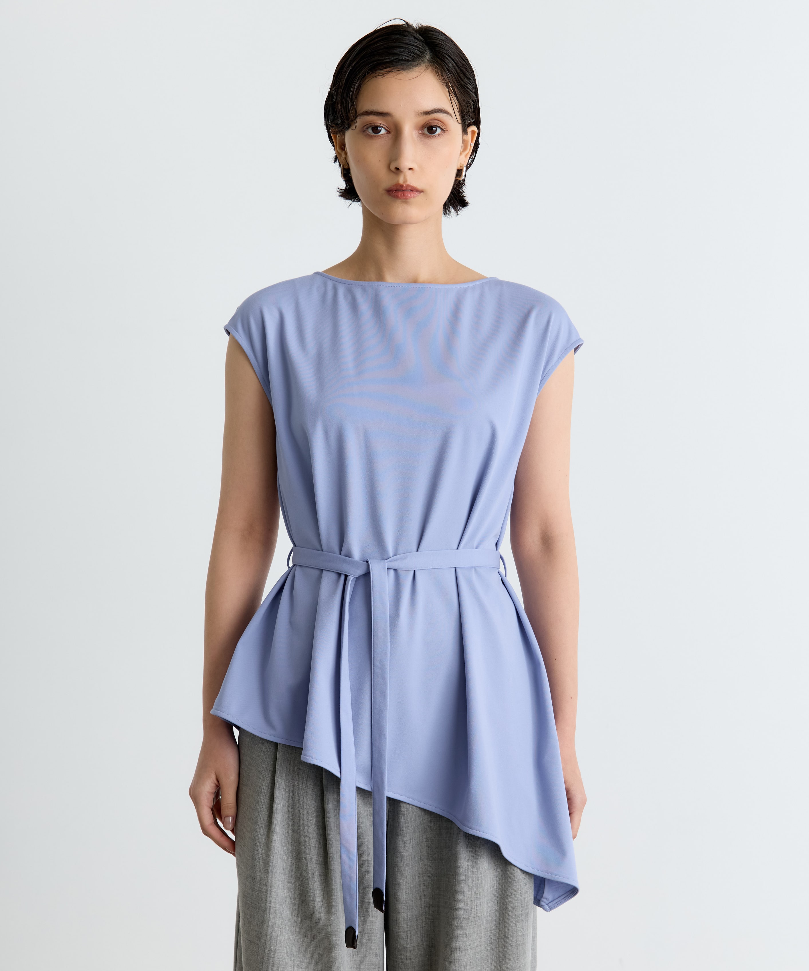 French Sleeve Asymmetry Tops THE TOKYO