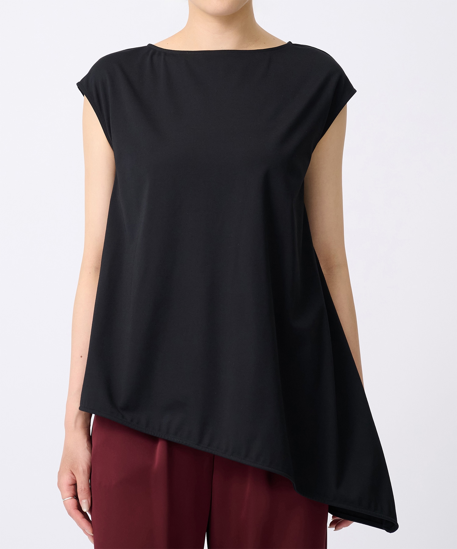 French Sleeve Asymmetry Tops THE TOKYO