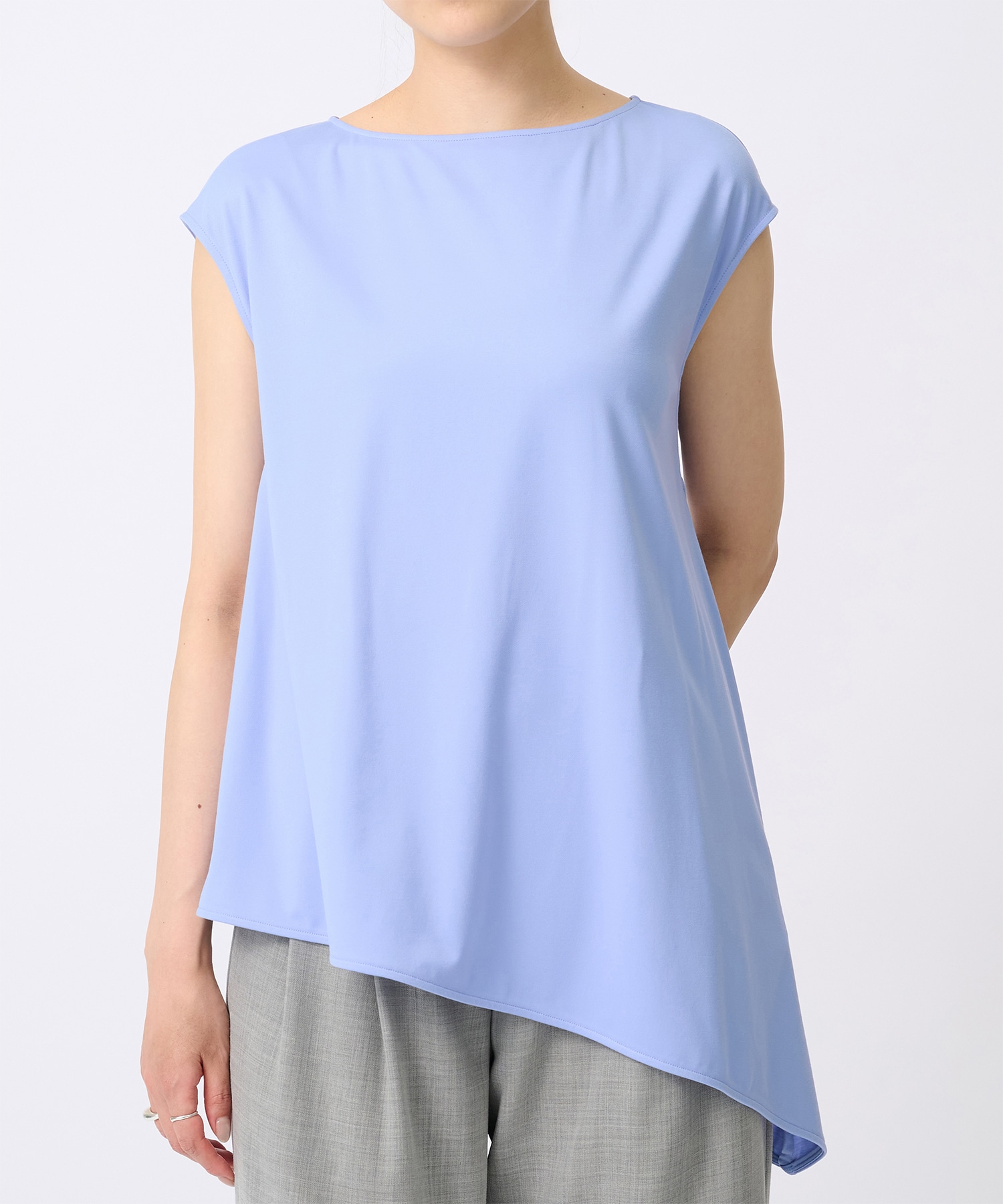 French Sleeve Asymmetry Tops THE TOKYO