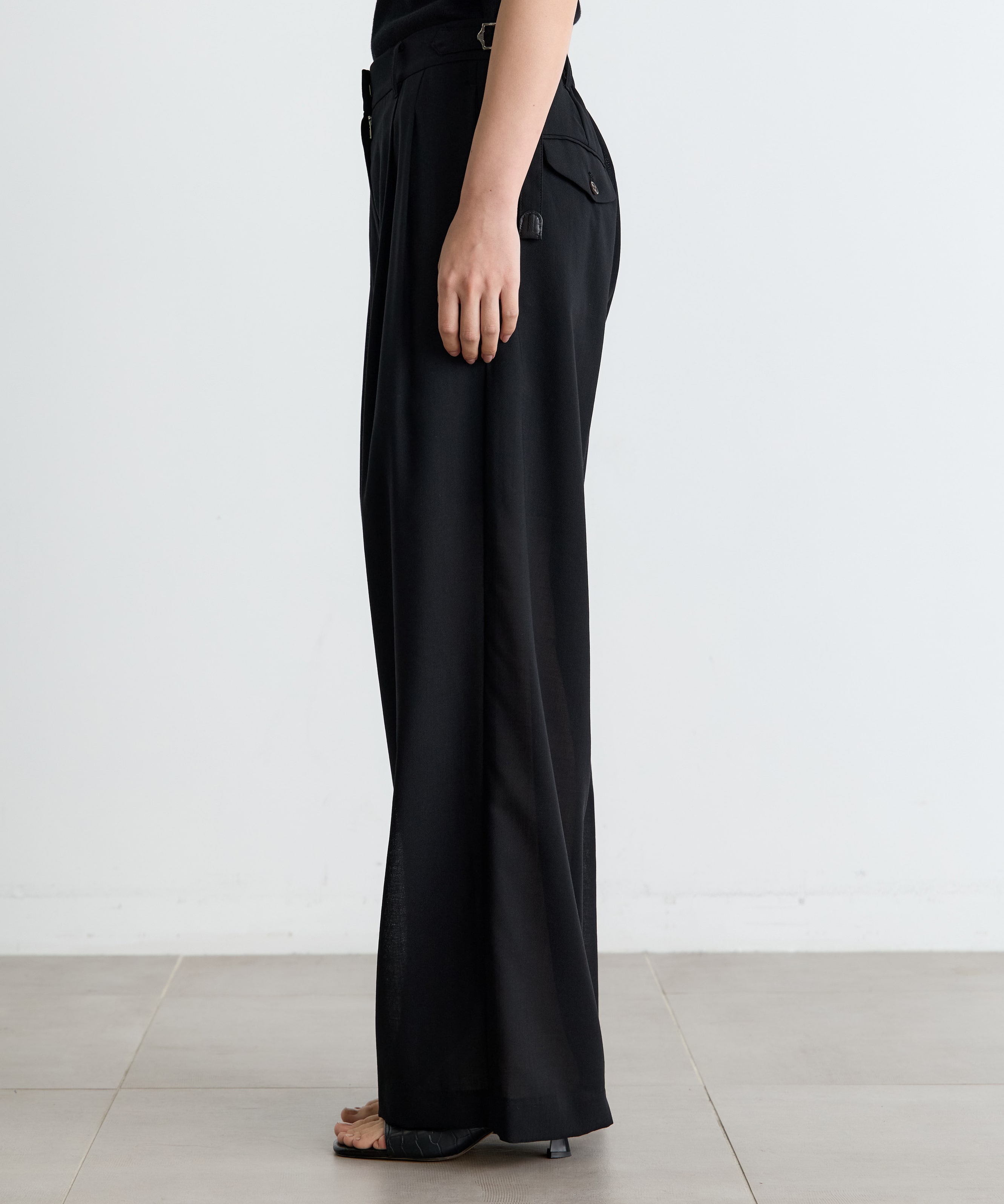 Waist Design Wide Pants THE TOKYO