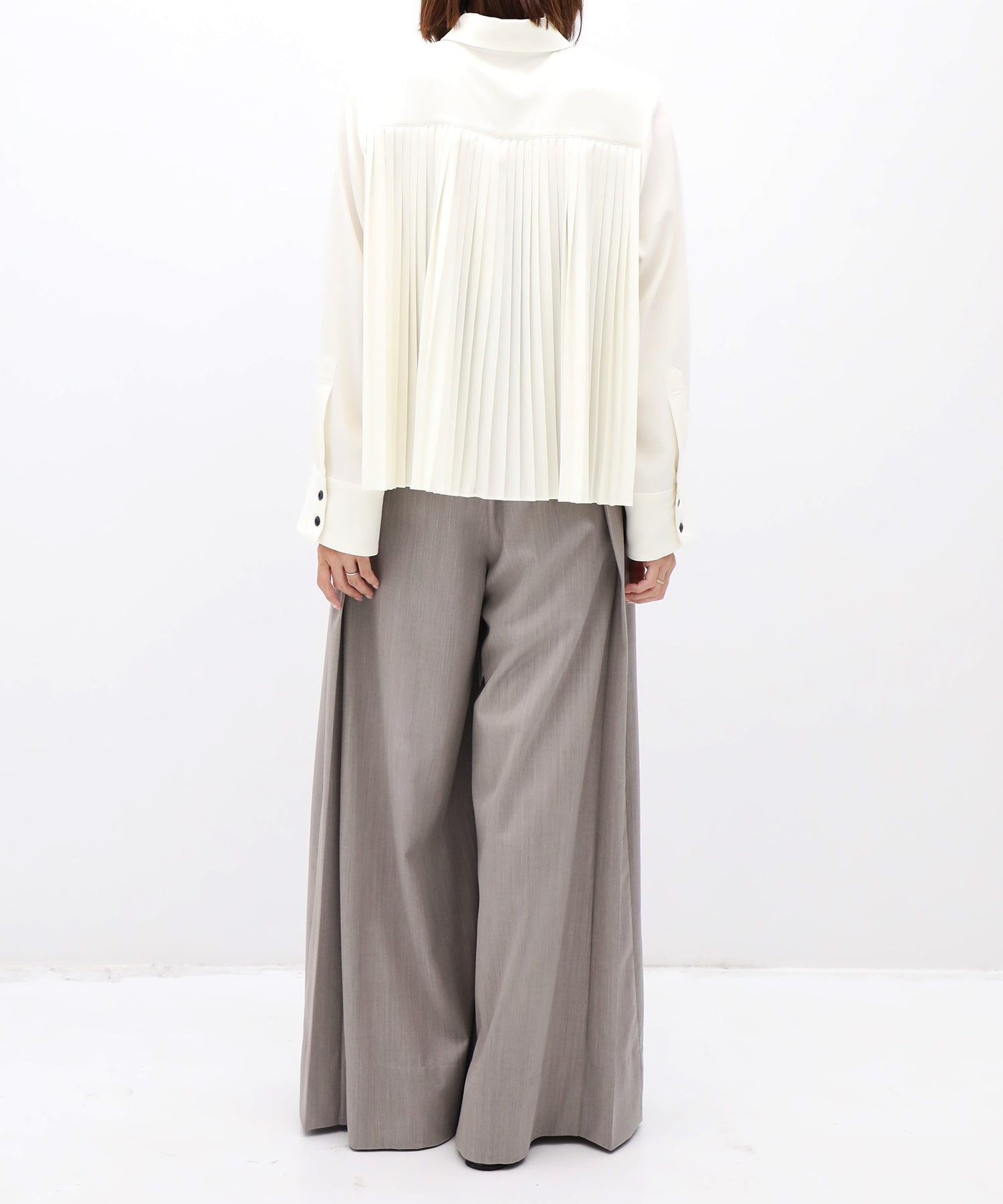 別注 Back Pleats L/S Shirt EZUMi