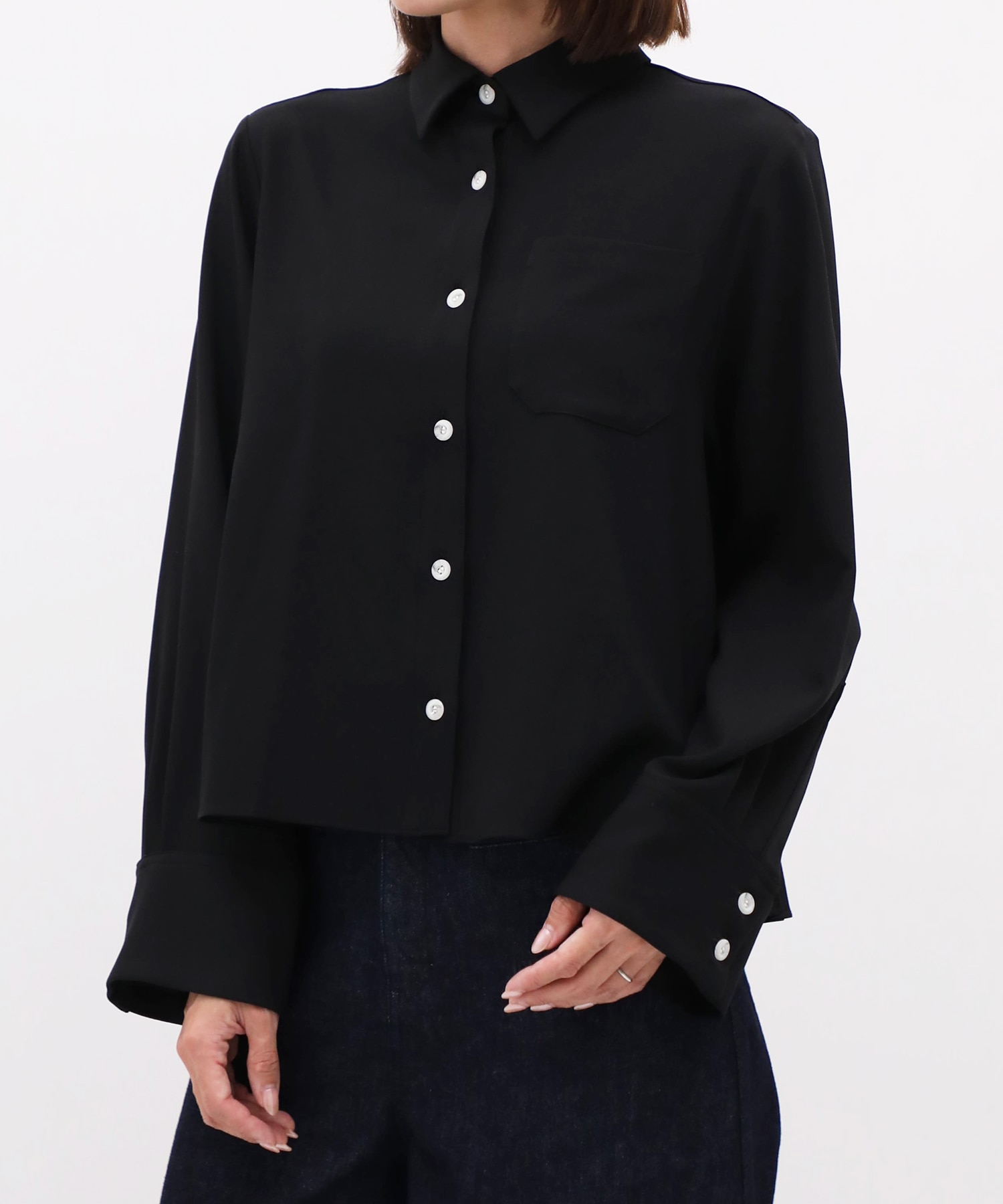 別注 Back Pleats L/S Shirt EZUMi