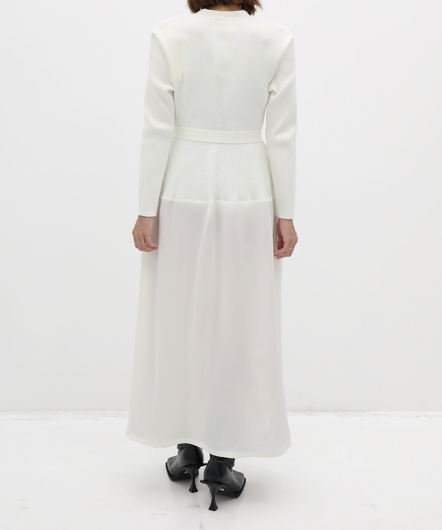 別注 Jessica combi tex knit dress AKIRANAKA