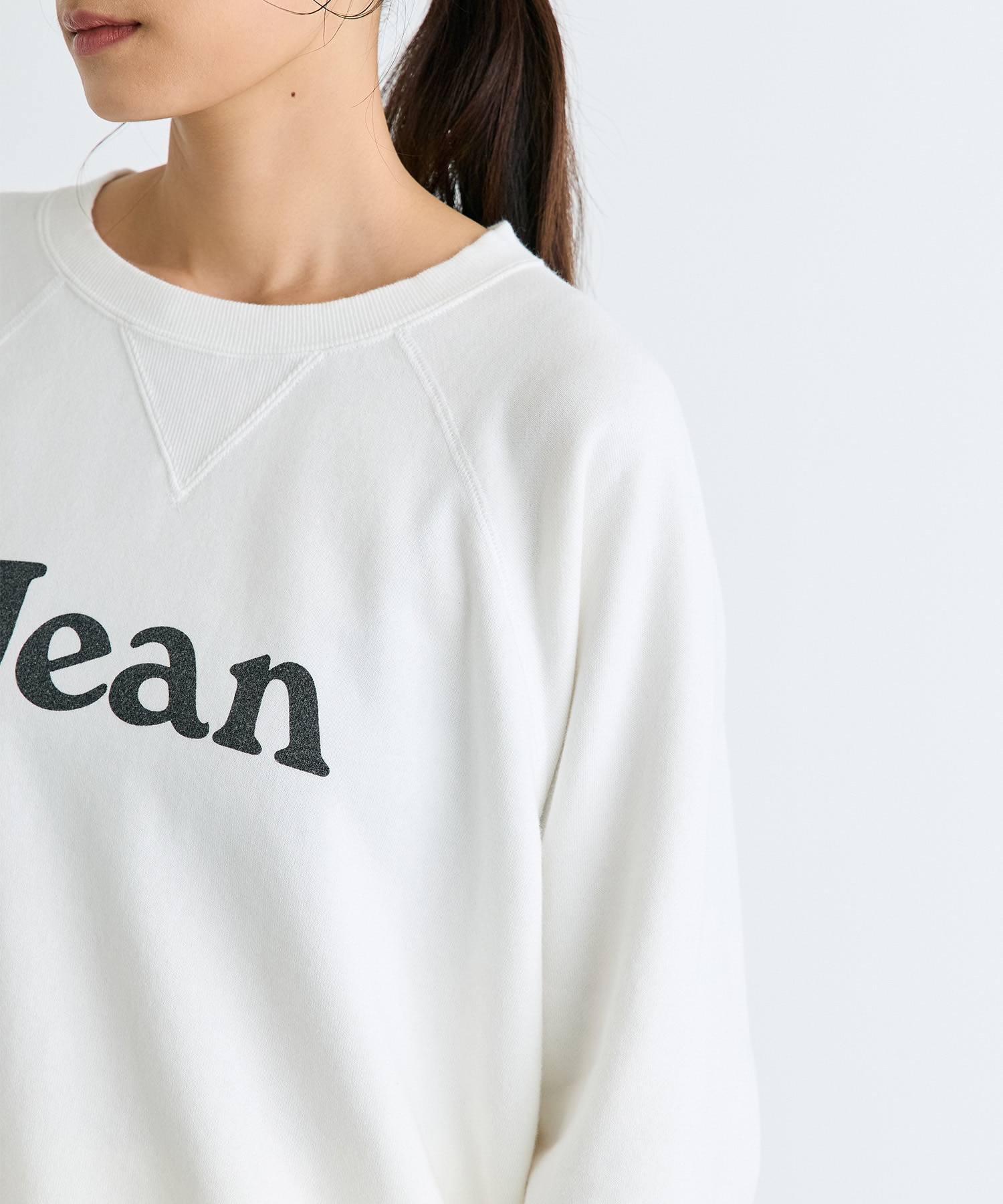 JEAN CREW NECK SWEAT MADISONBLUE