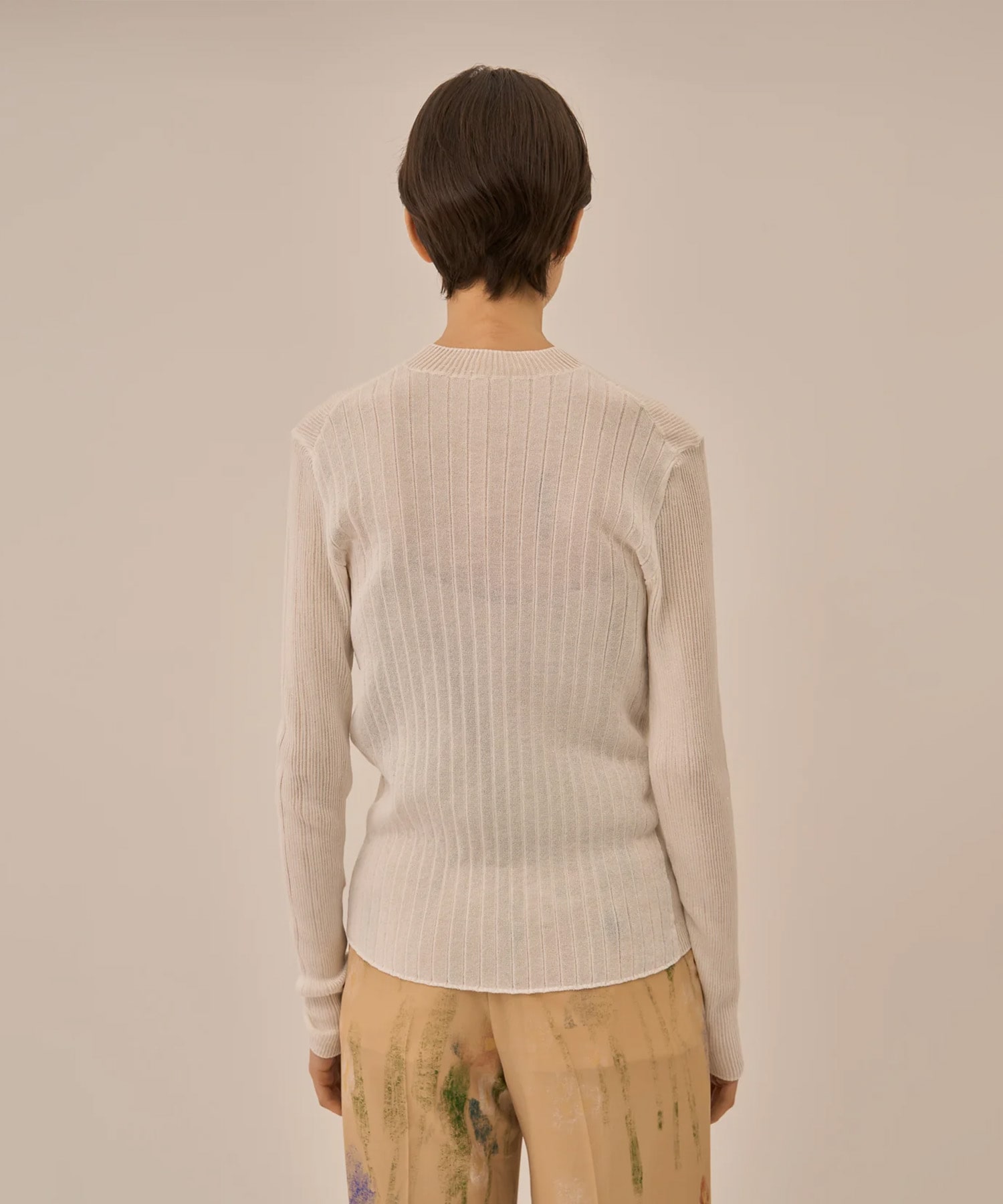 Basilia sequins knit pullover AKIRANAKA
