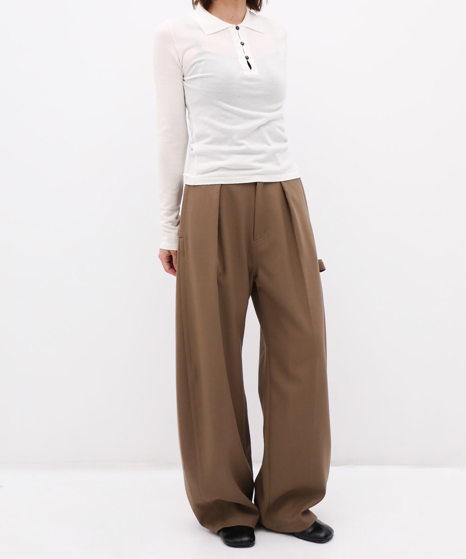 Extra Soft Wool Polo Knit CITY TOKYO