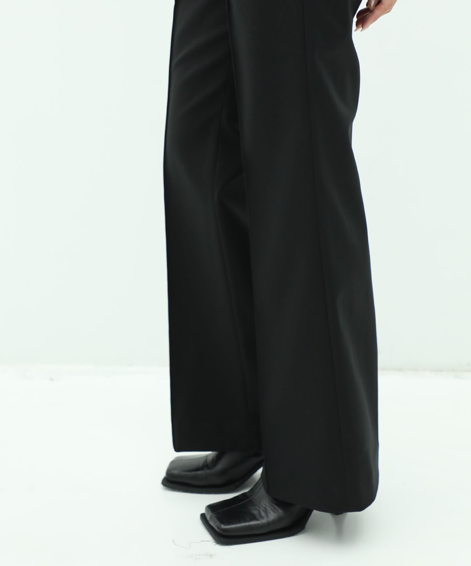 Double Cloth Slim Flare Pants CITY TOKYO