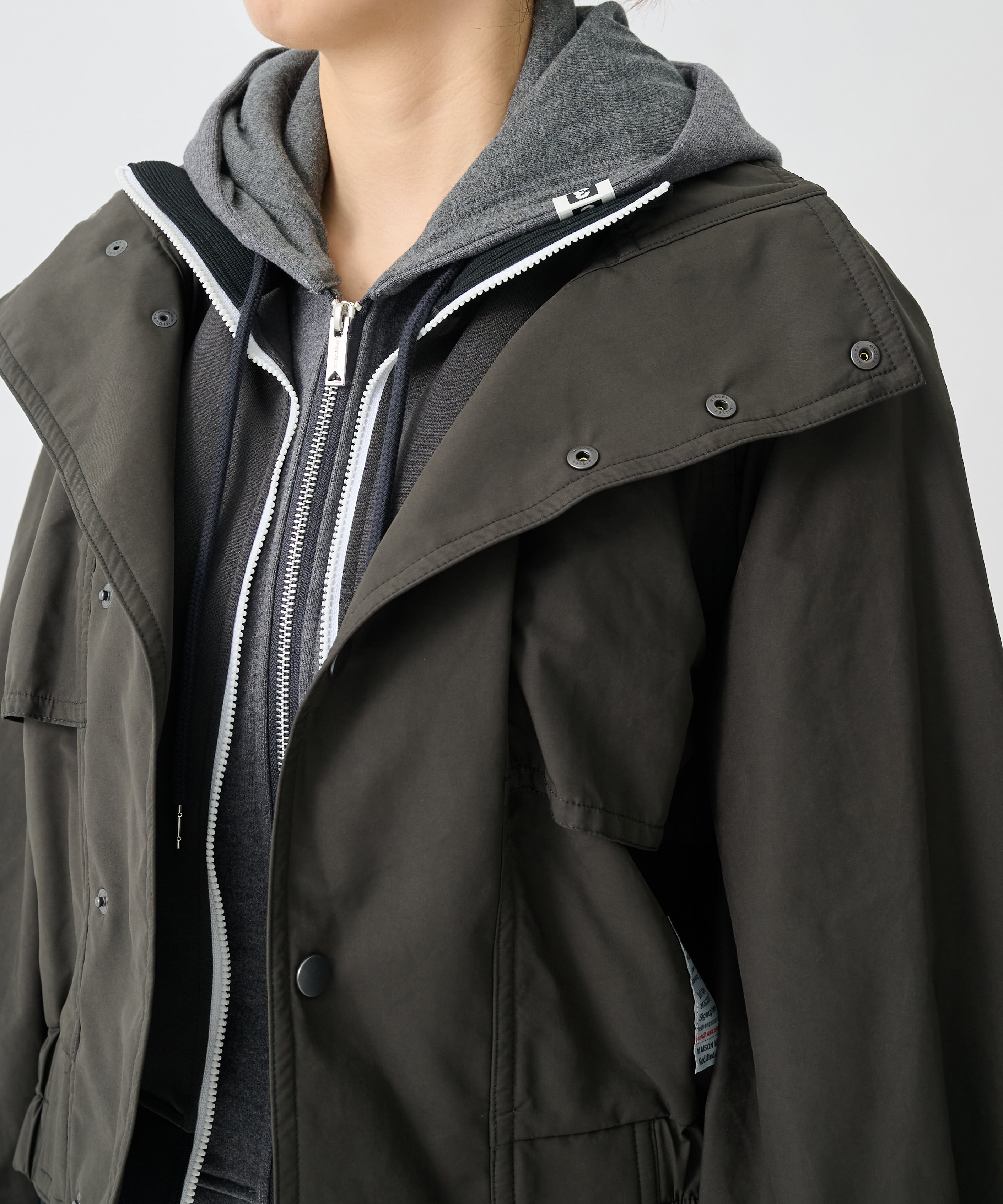 THREE LAYERED BONBER JACKET Maison MIHARA YASUHIRO