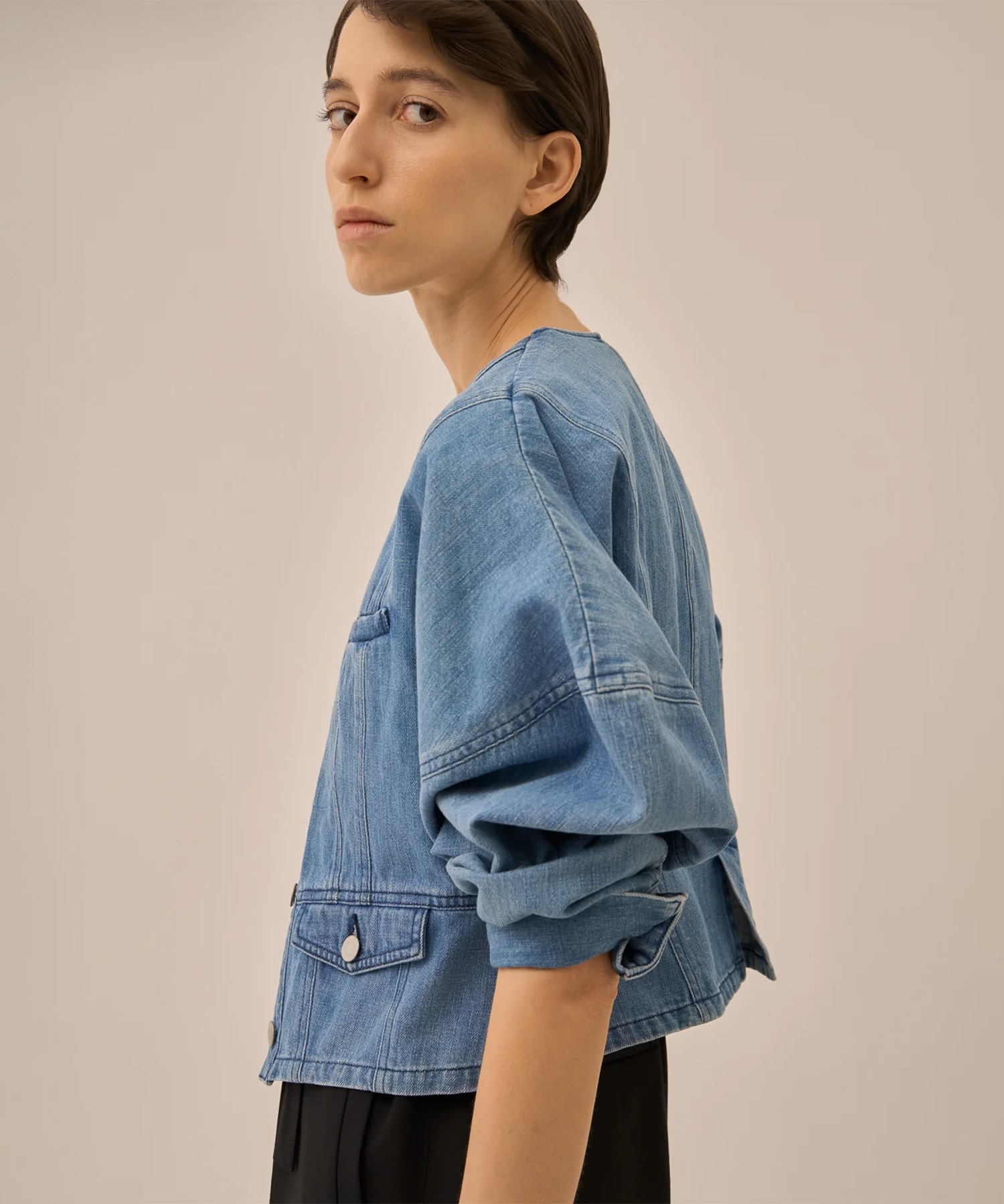Leona denim jacket AKIRANAKA