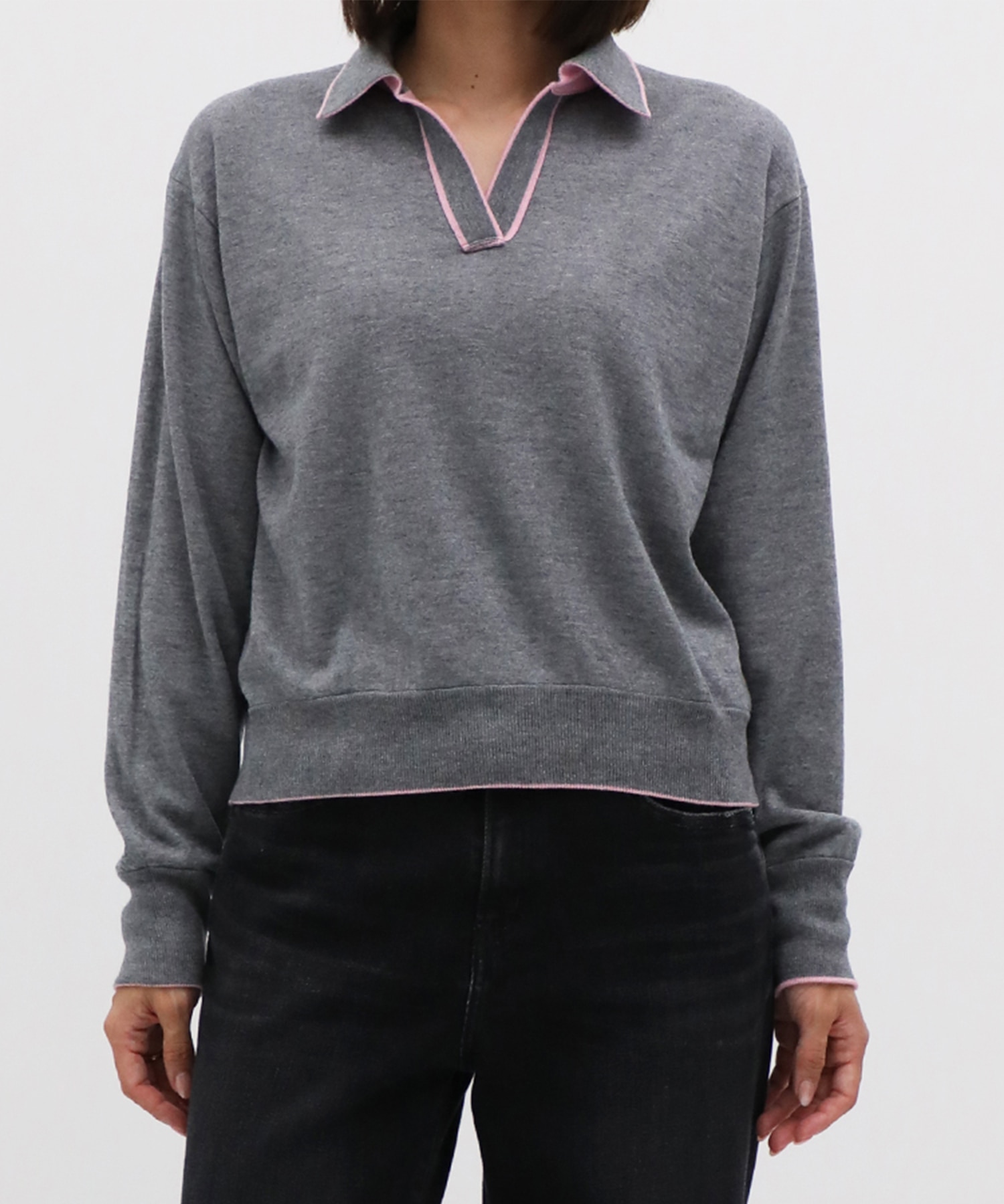 CASHMERE/SILK REVERSIBLE SKIPPER PULLOVER THE TOKYO