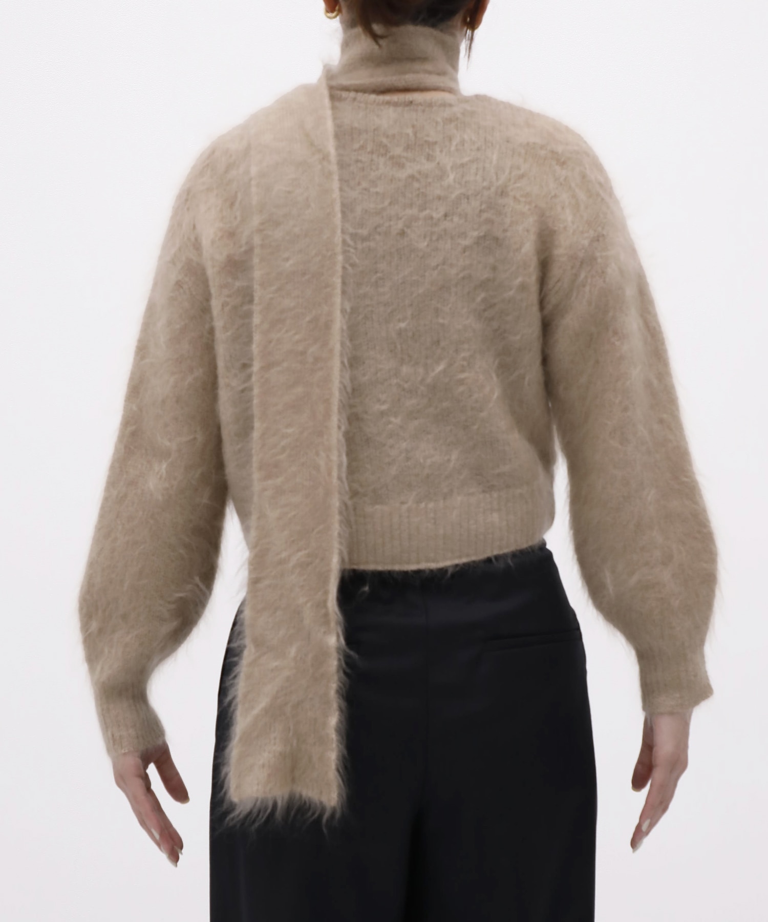 Mohair Knit Cardigan Cropped KEISUKEYOSHIDA