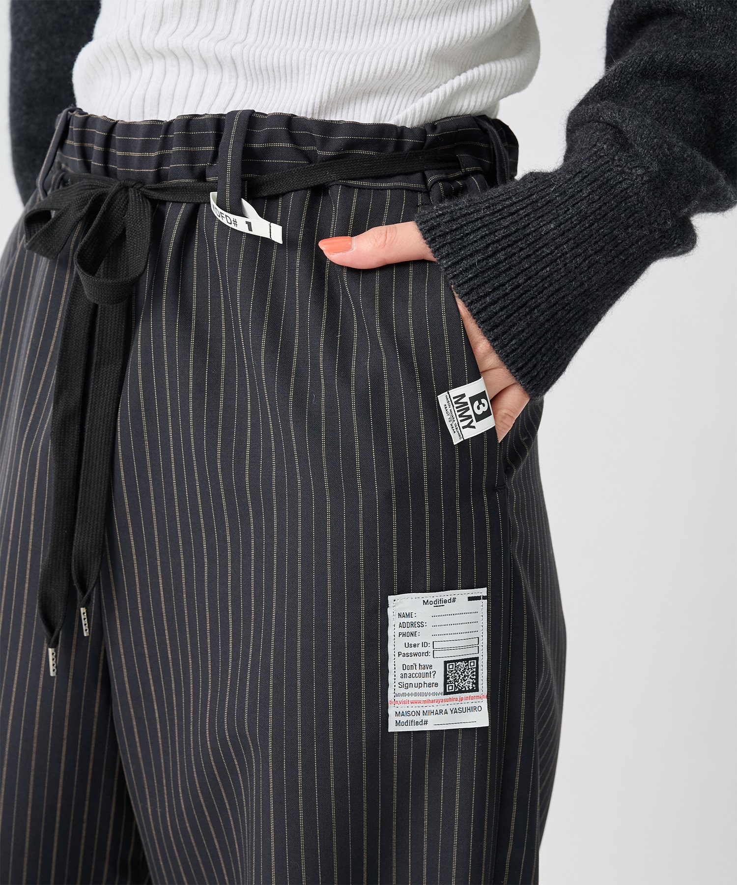 WOOL EASY TROUSERS Maison MIHARA YASUHIRO