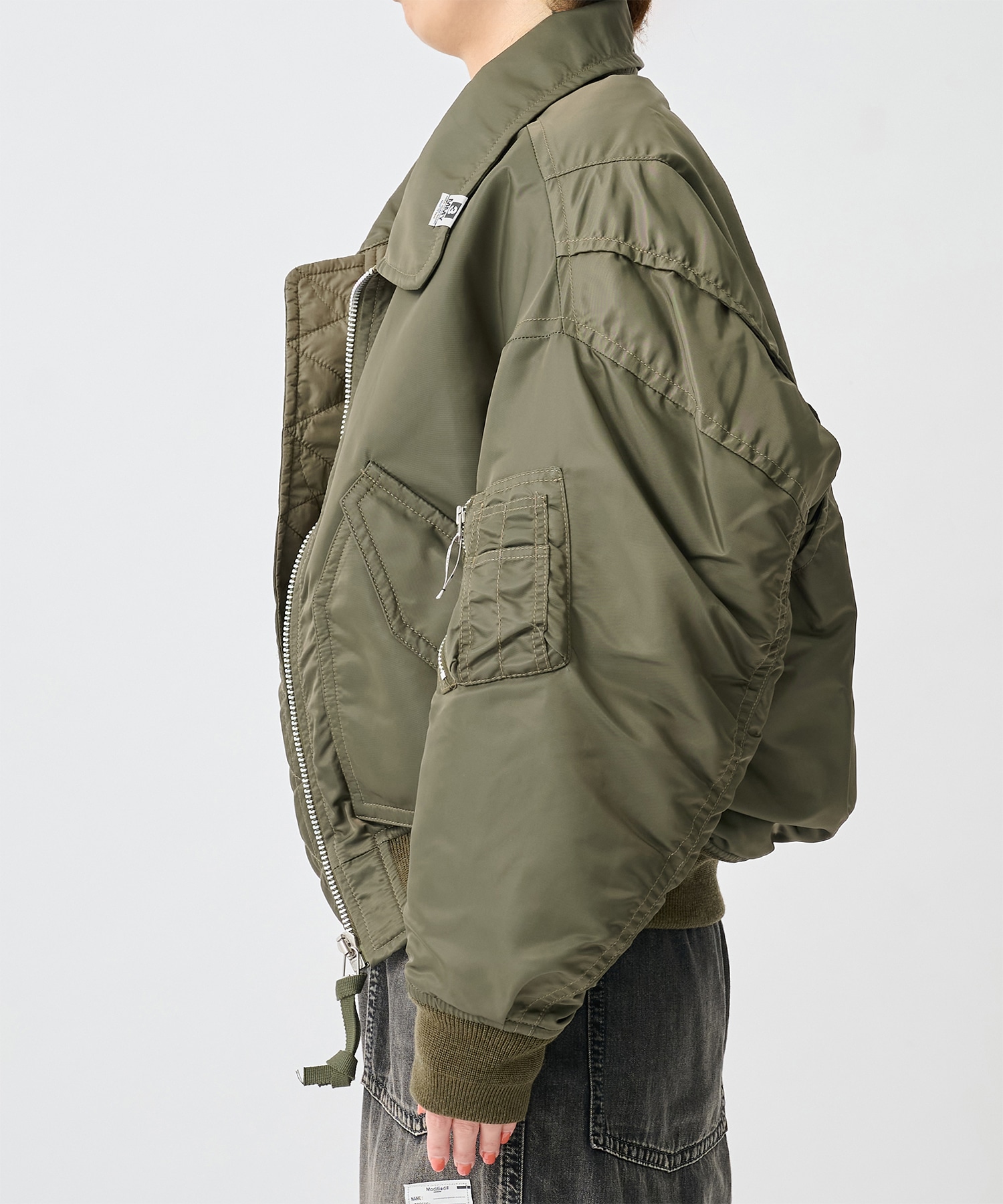 LAYERED BOMBER JACKET Maison MIHARA YASUHIRO