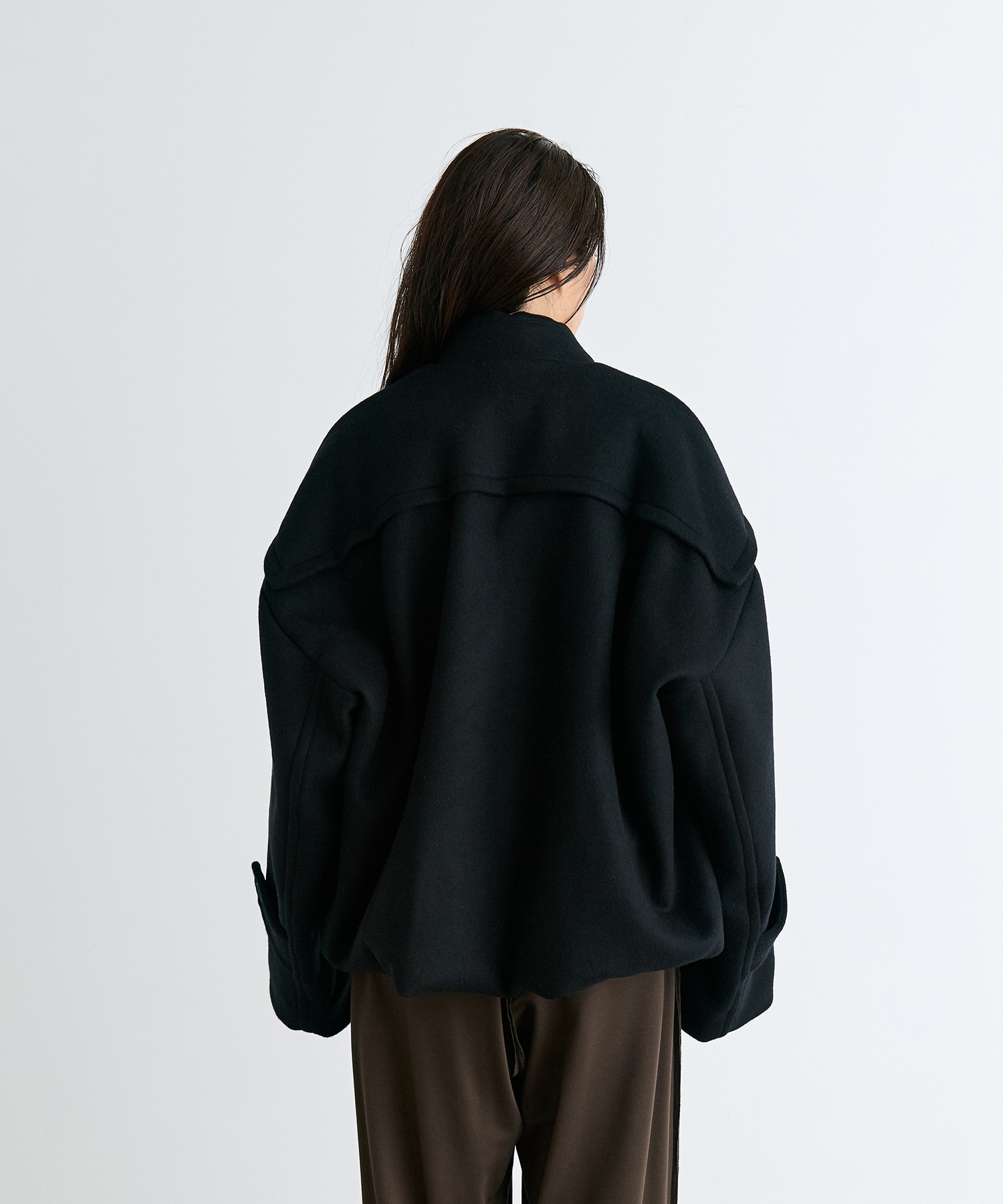 ROLL-UP HEM DUFFLE COAT Maison MIHARA YASUHIRO