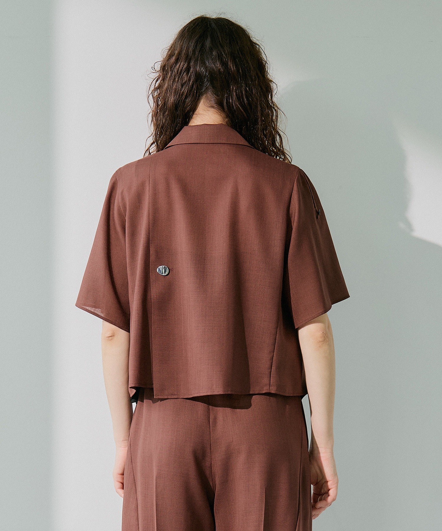Open Collar Combi Shirts RITAN