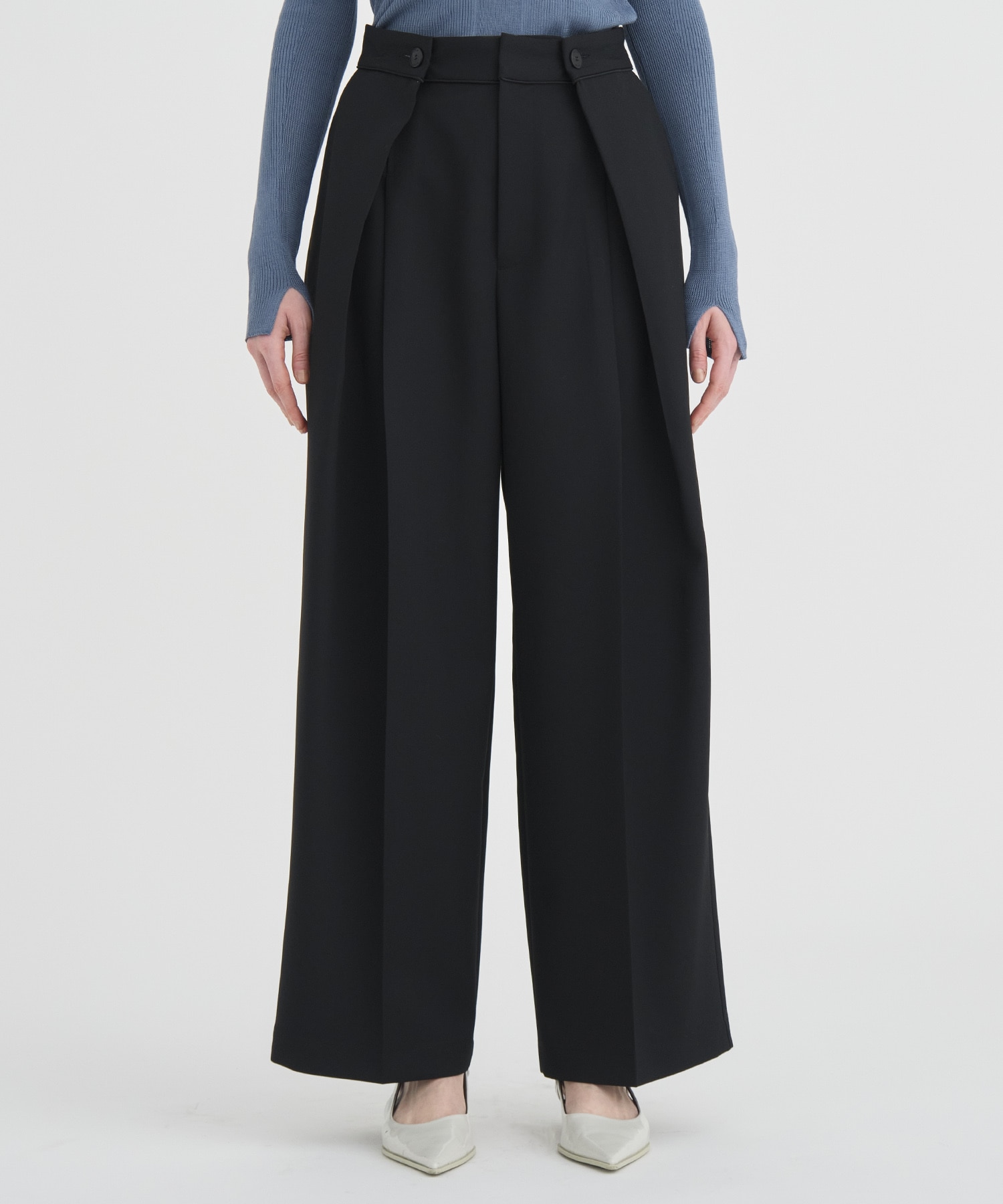 Double Tack Wide Pants RITAN