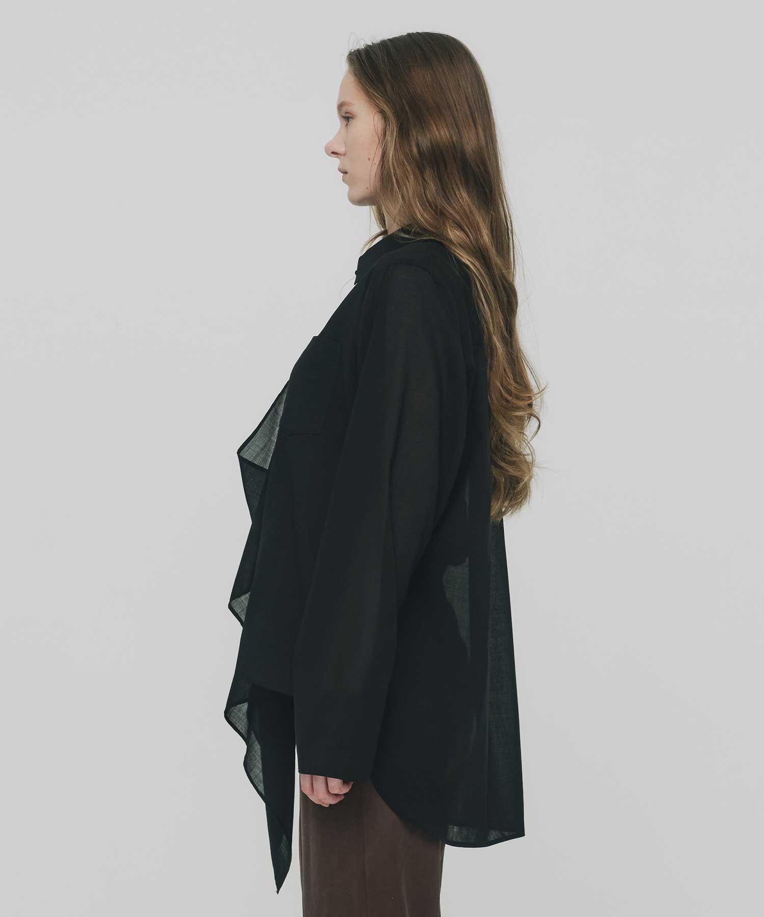 Asym Cape  Shirts RITAN