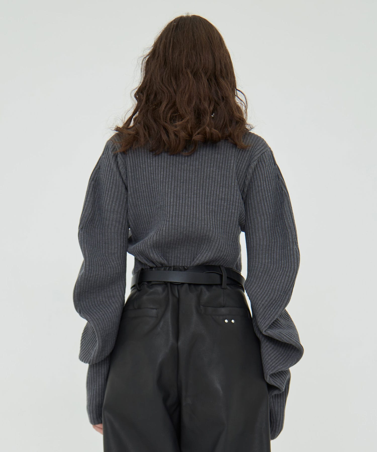 Arch Sleeve Knit Tops RITAN