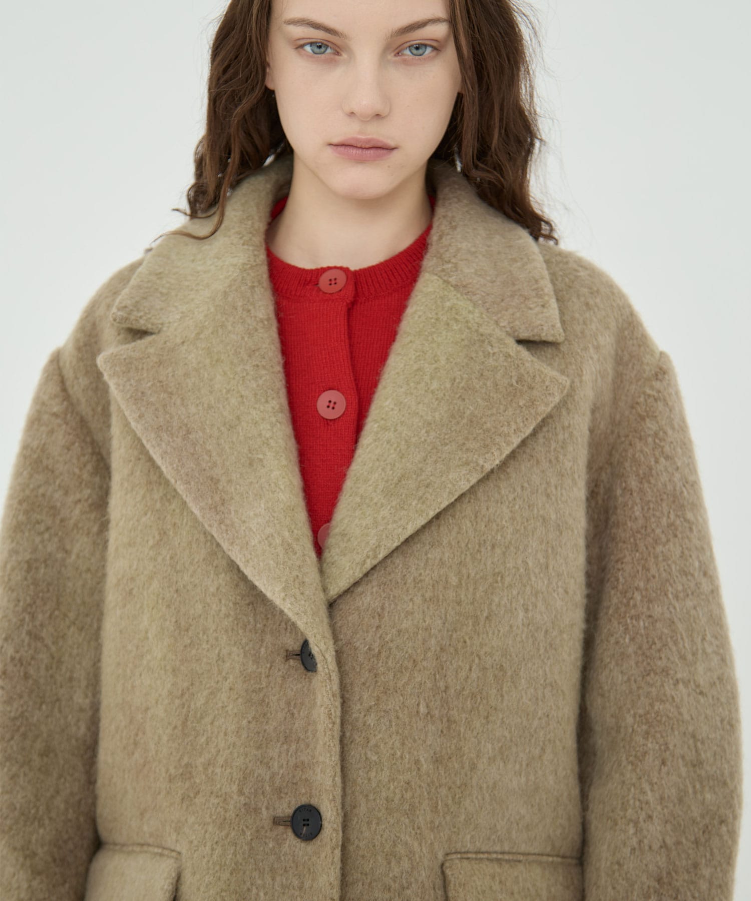 Gradation Shggy  Coat RITAN