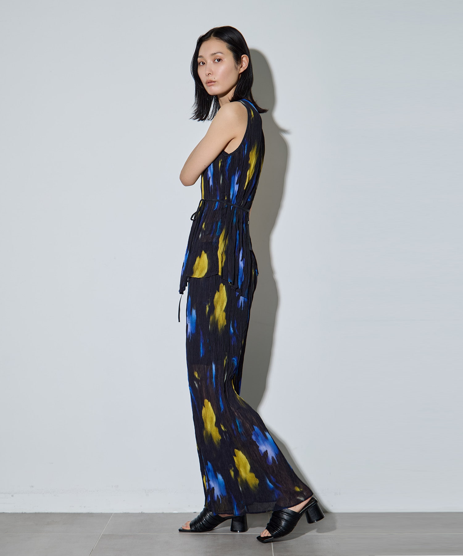Airy Micro Pleats Pants RITAN