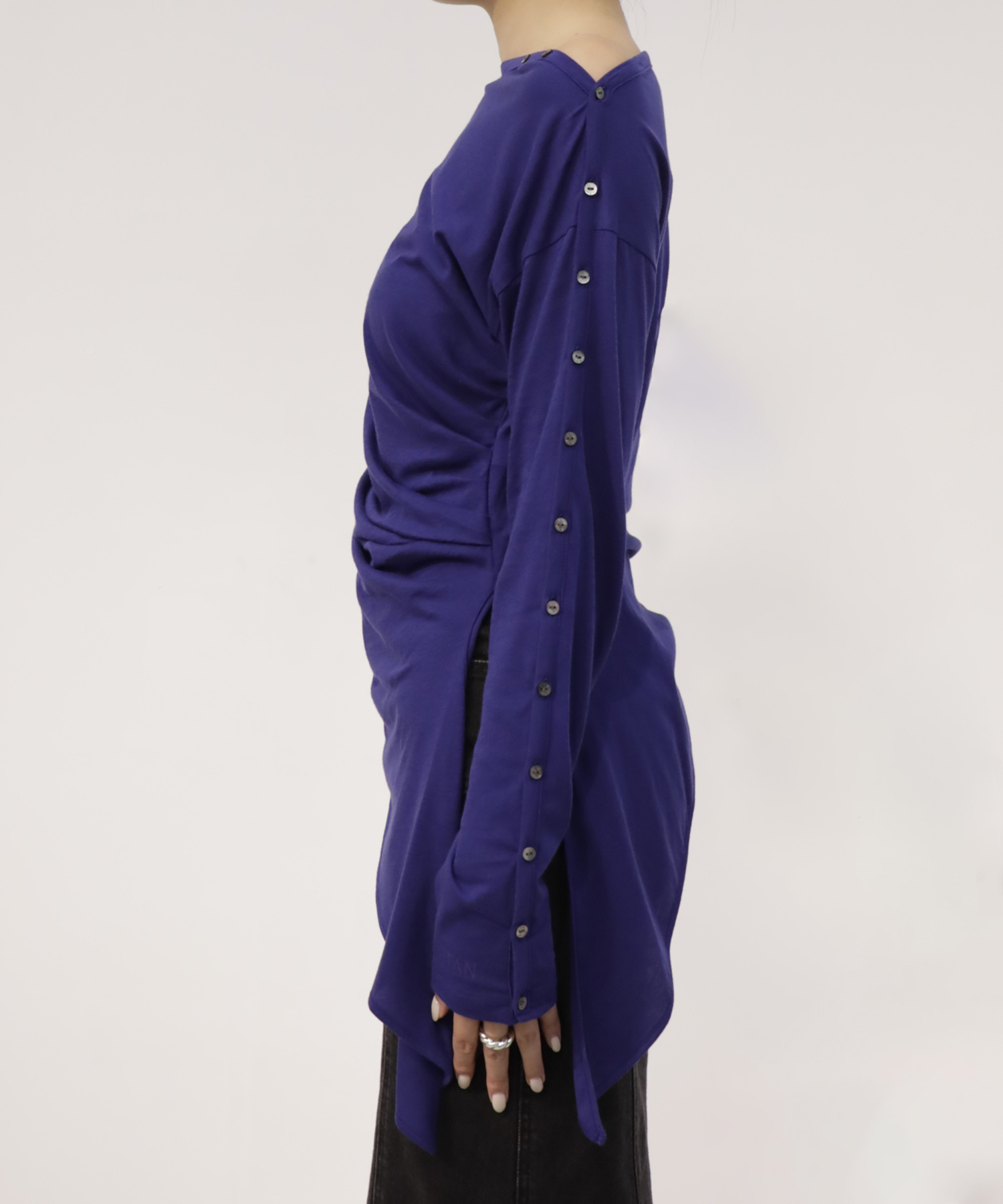 Cotton Cashmere Long Tee RITAN