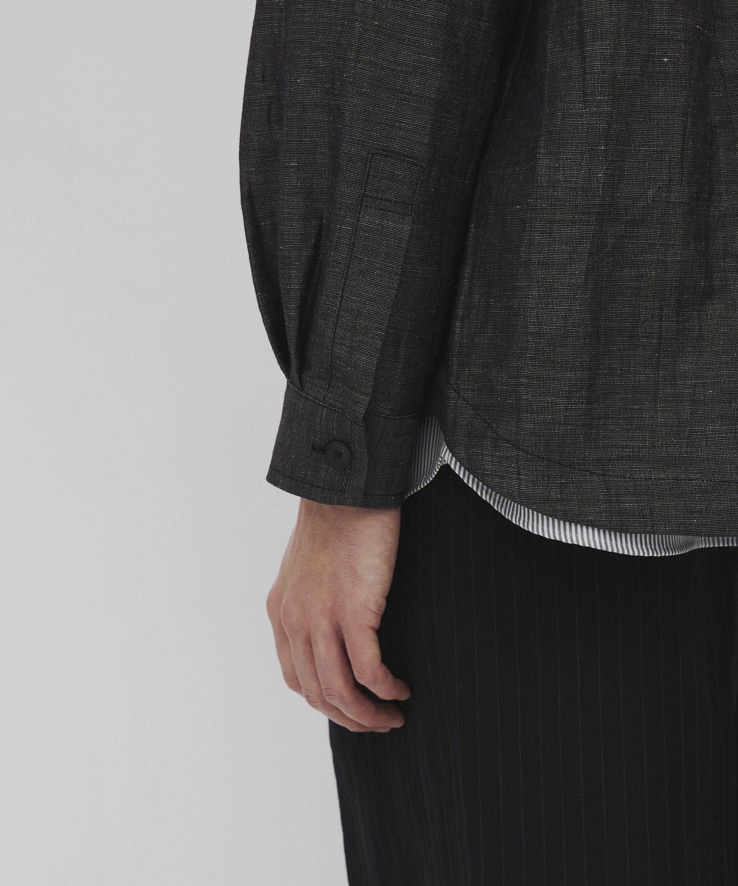 Hemp linen オーバーシャツ CITY TOKYO