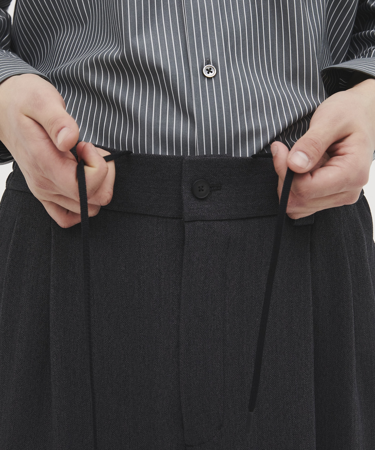 Mix herringbone ワイドパンツ CITY TOKYO