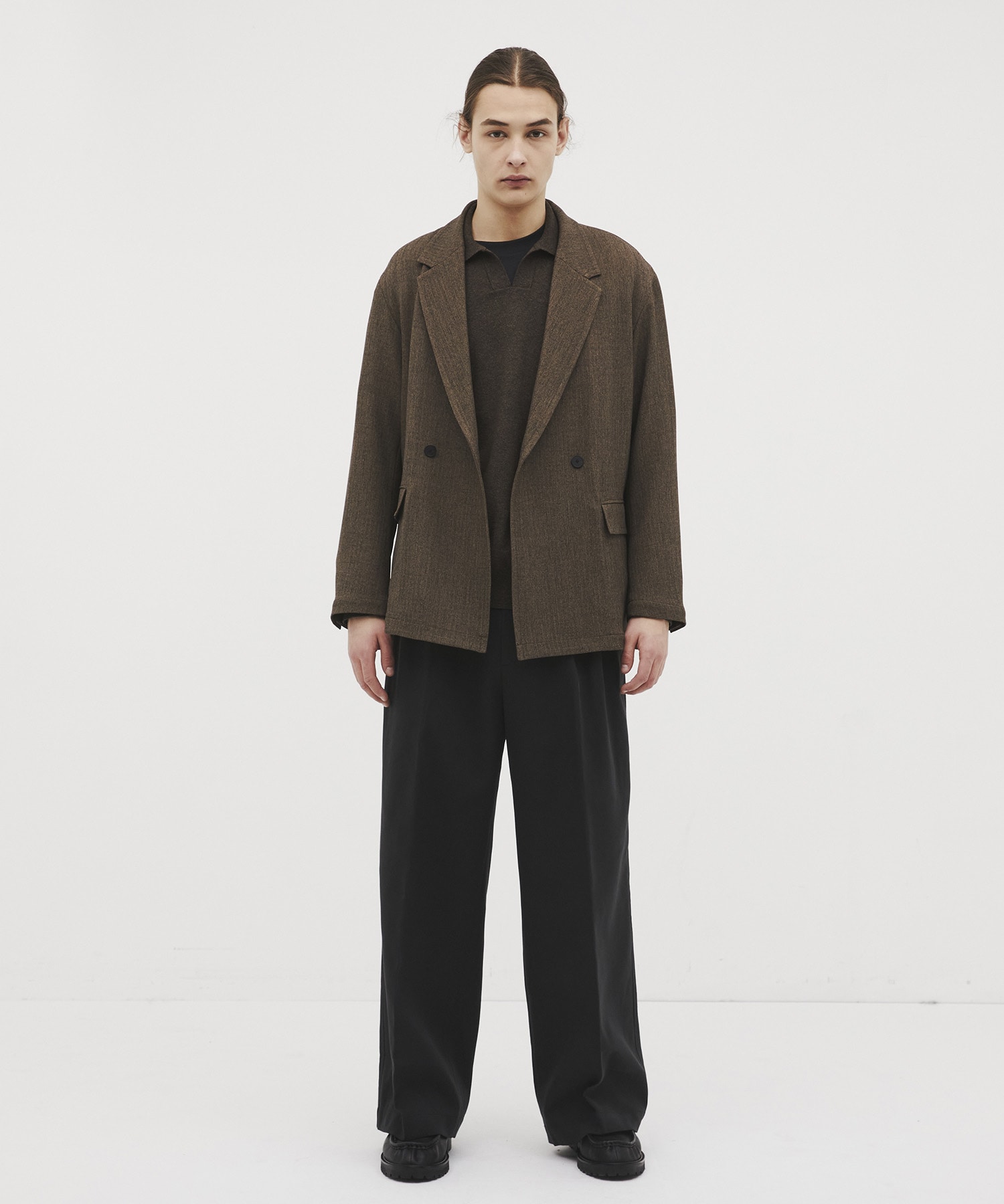 Mix herringbone ダブルジャケット CITY TOKYO