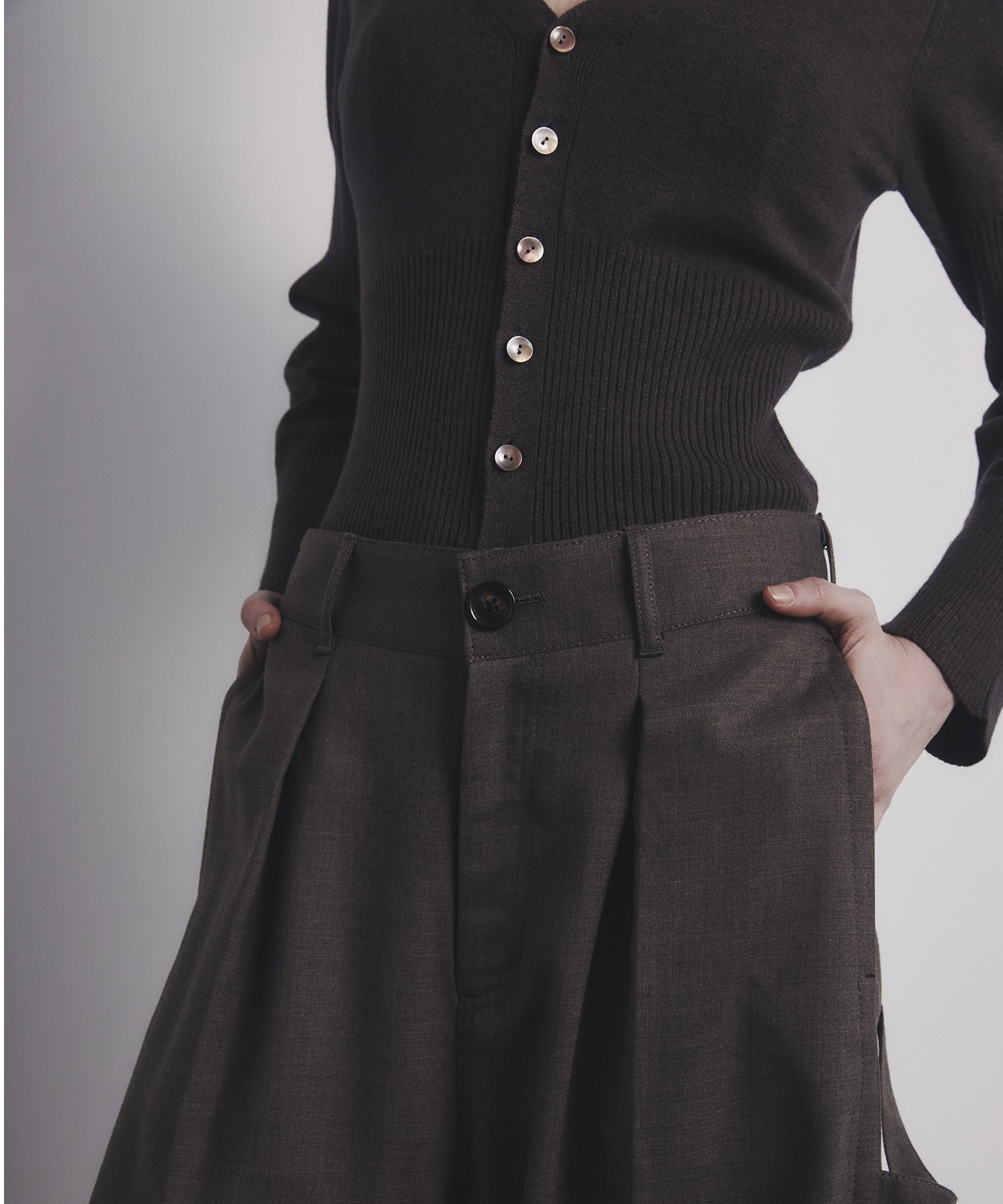 Wave Sleeve Cardigan CITY TOKYO