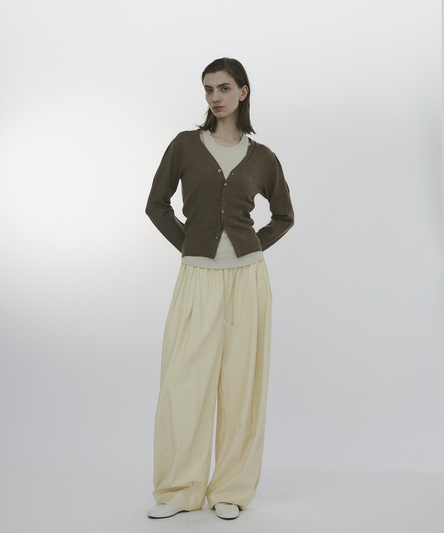 Wave Sleeve Cardigan CITY TOKYO