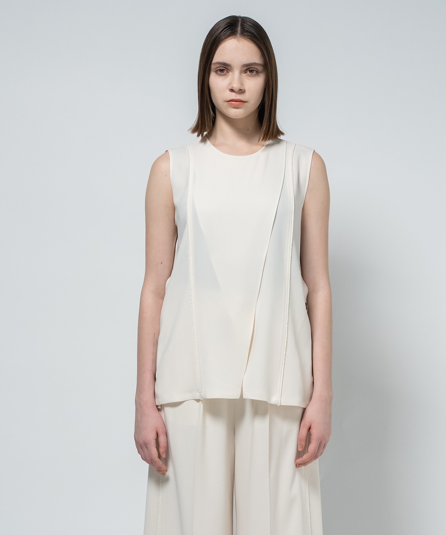 Back Satin Georgette Tops CITY TOKYO