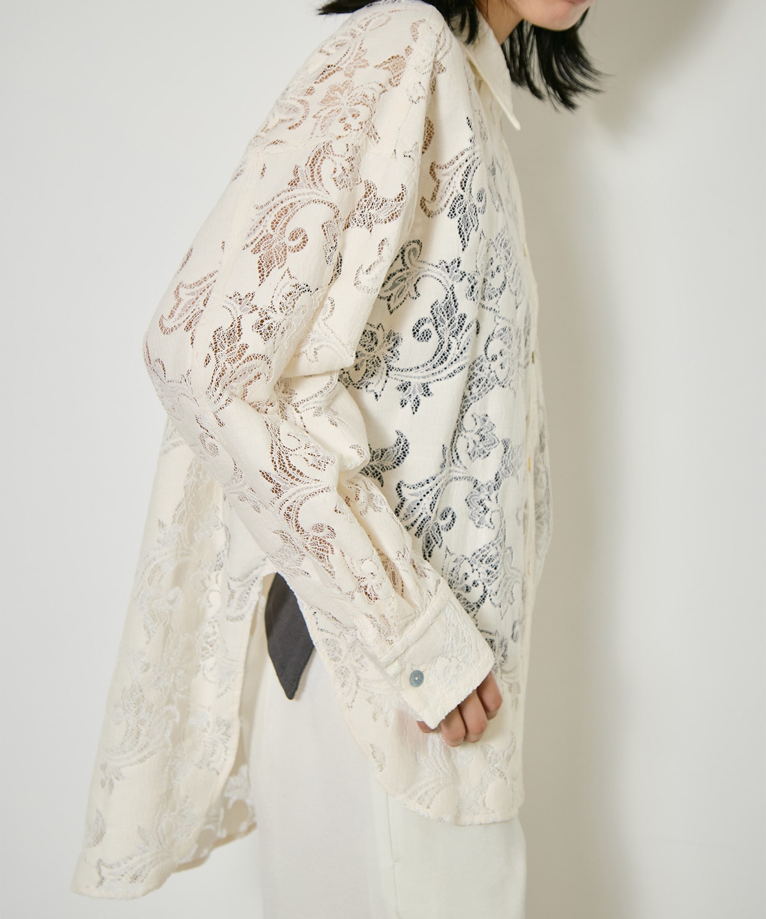 Cotton Lace Over Shirt CITY TOKYO