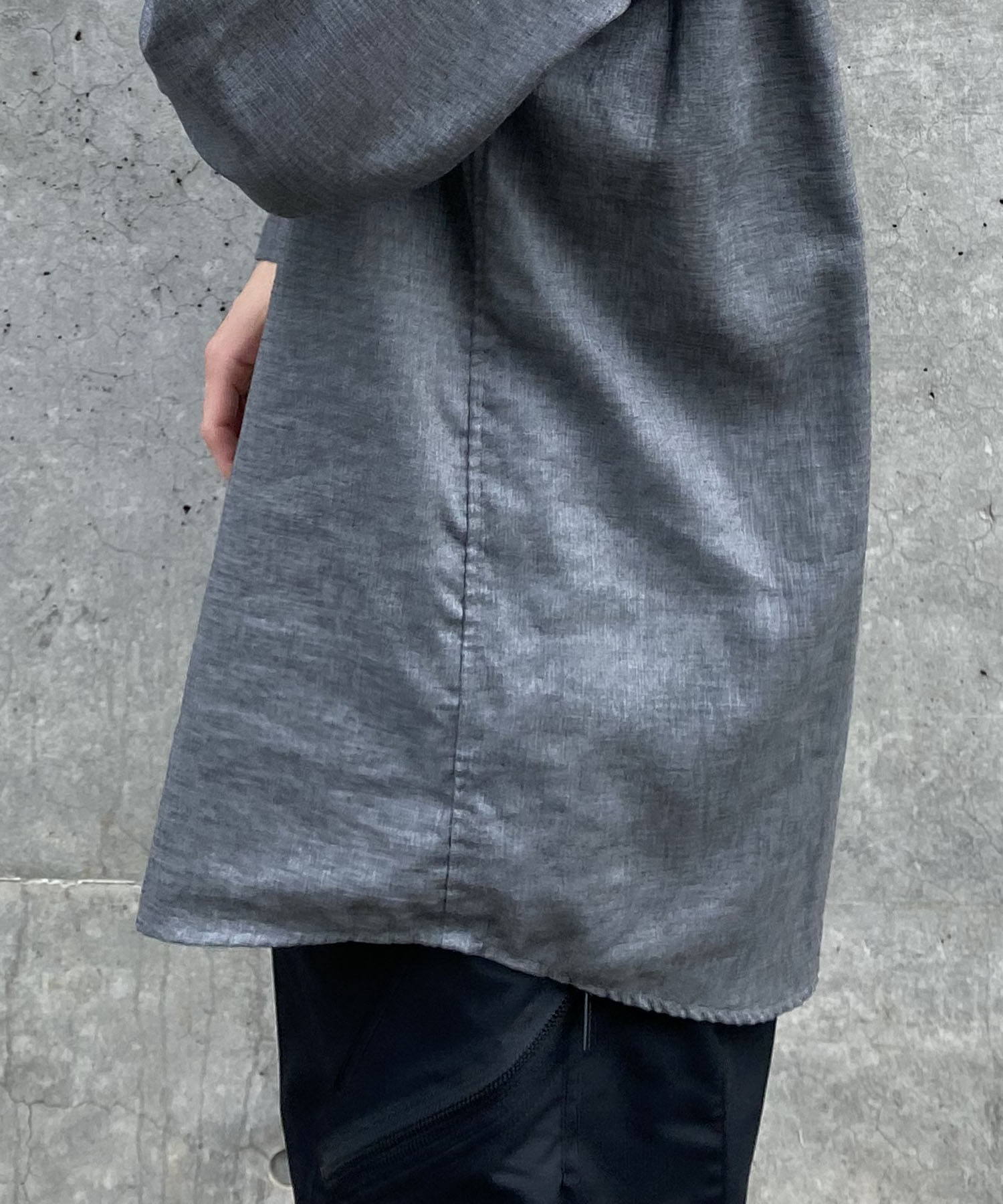 BAND COLLAR L/S SHIRT White Mountaineering