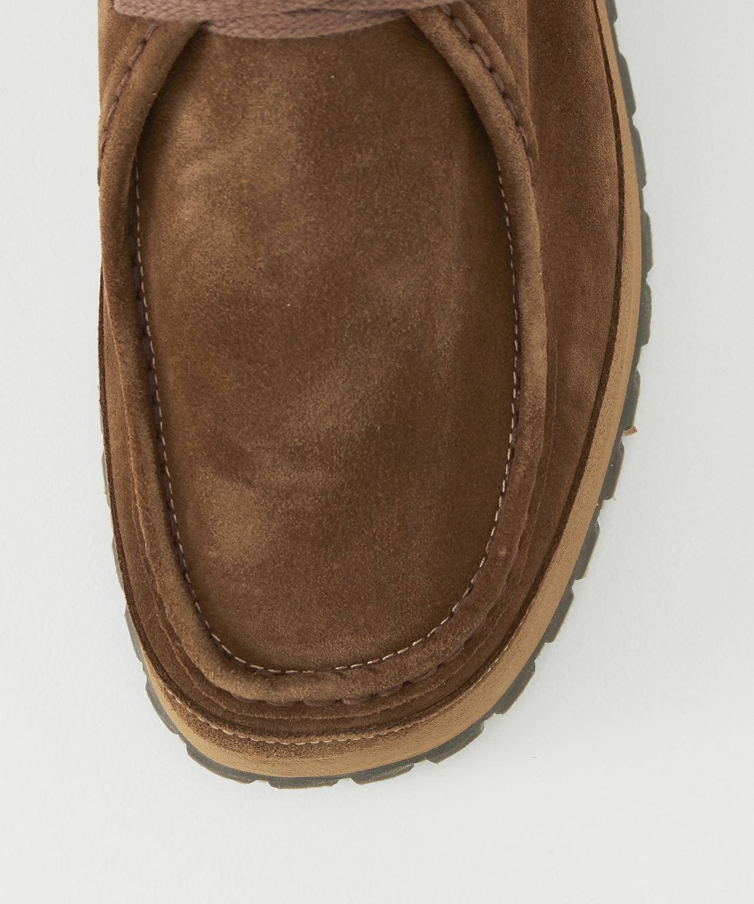 HIKER MOC SHOES MID COW LEATHER(42 BROWN): nonnative: MEN｜THE