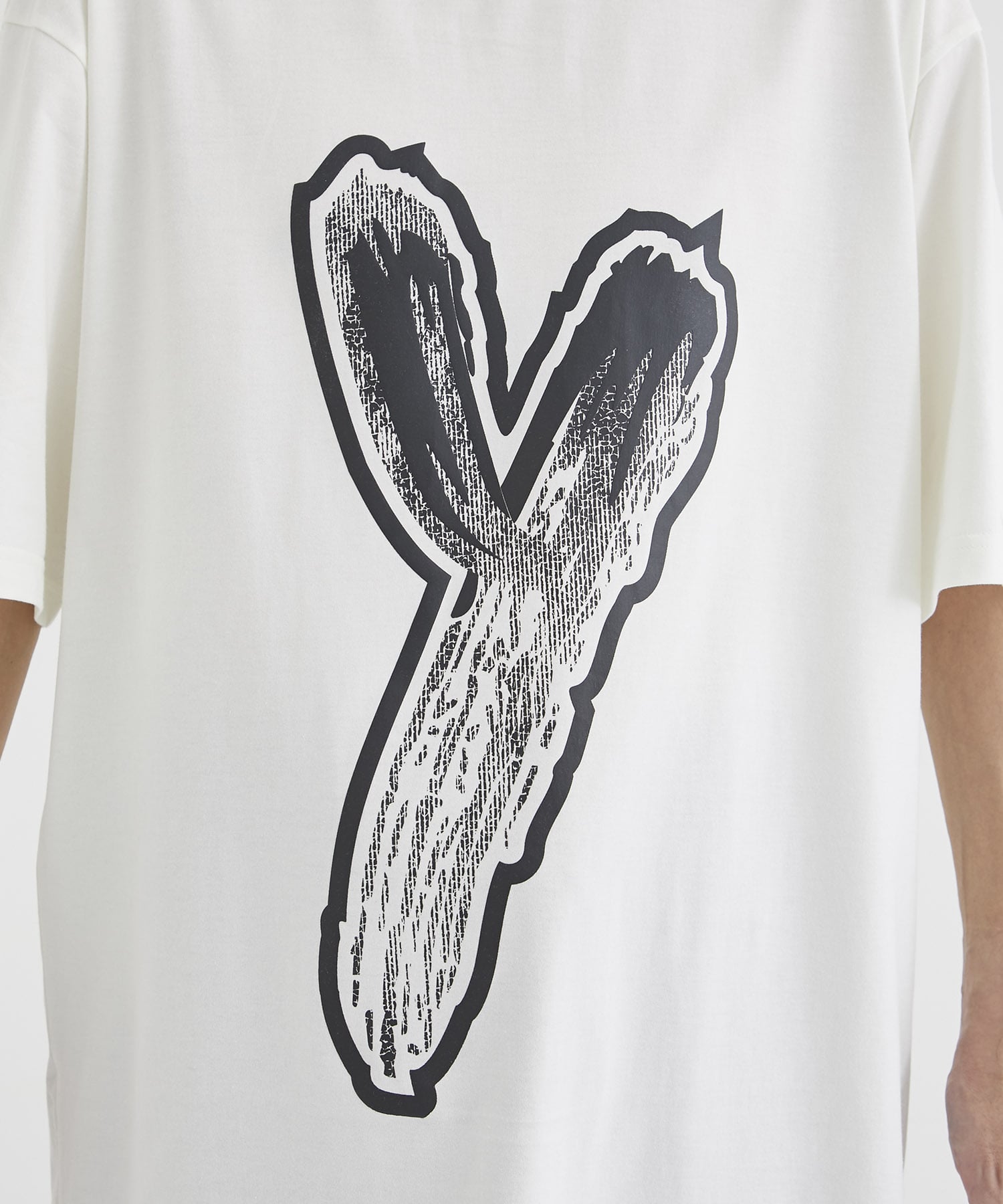 LOGO GFX TEE S/S(XS WHITE): Y-3: MEN｜THE TOKYO ONLINE STORE