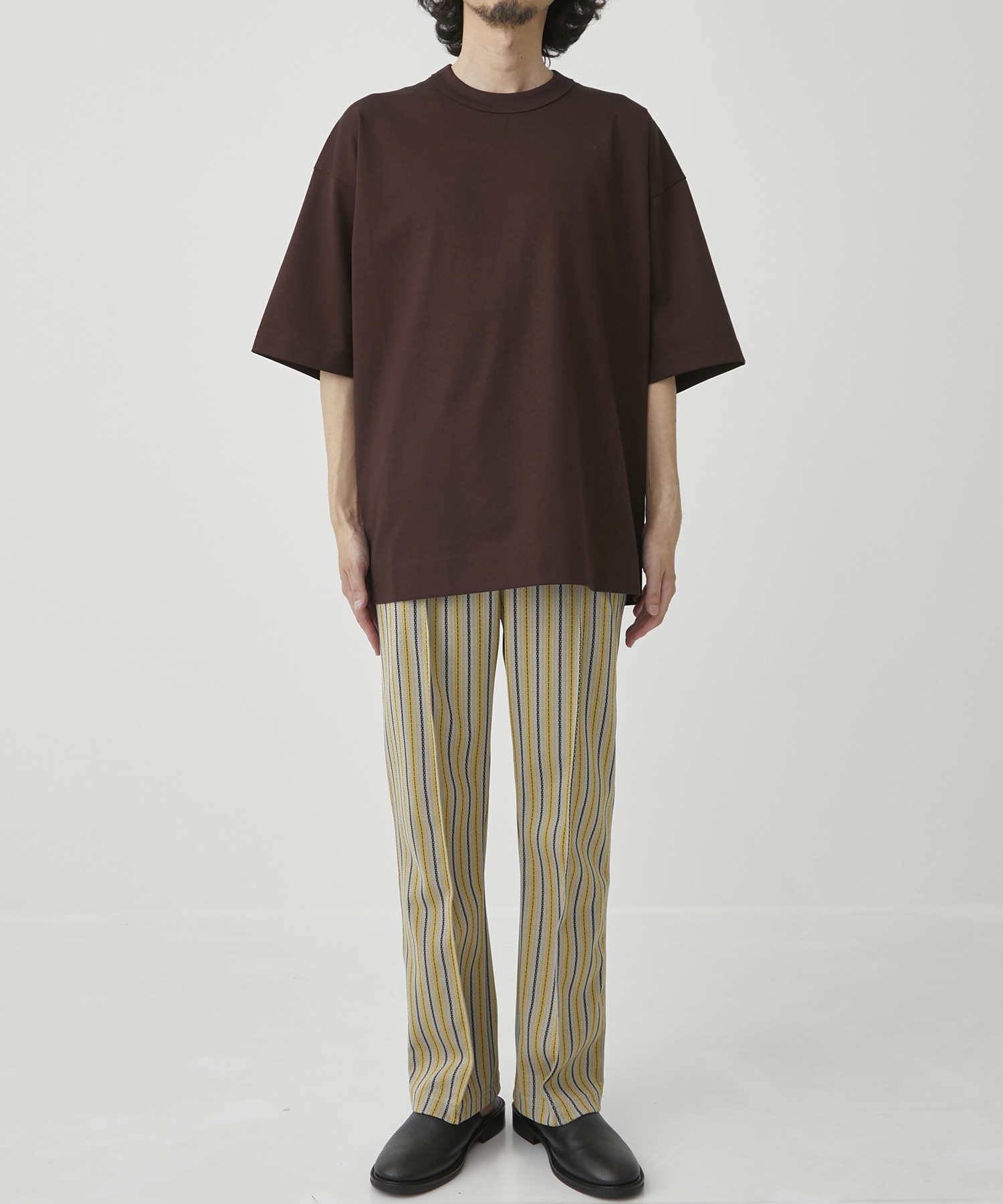 Track Pant - Poly Jq.Stripe ｜ NEEDLES