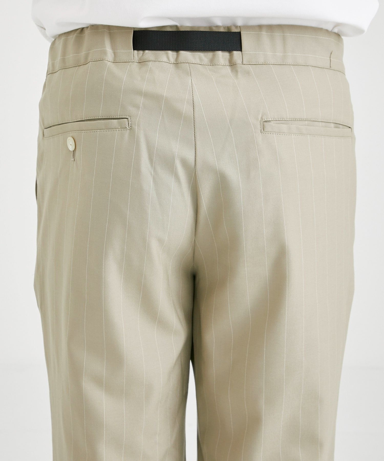 Tape Belt Slim Tapered Pants UJOH HOMME