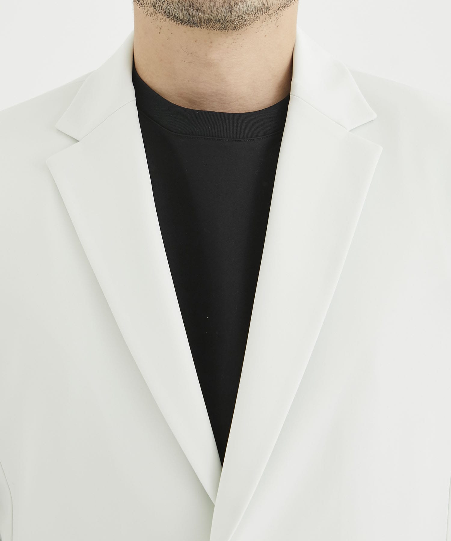 Washable High Function Jersey Shape Jacket(44 WHITE): THE TOKYO