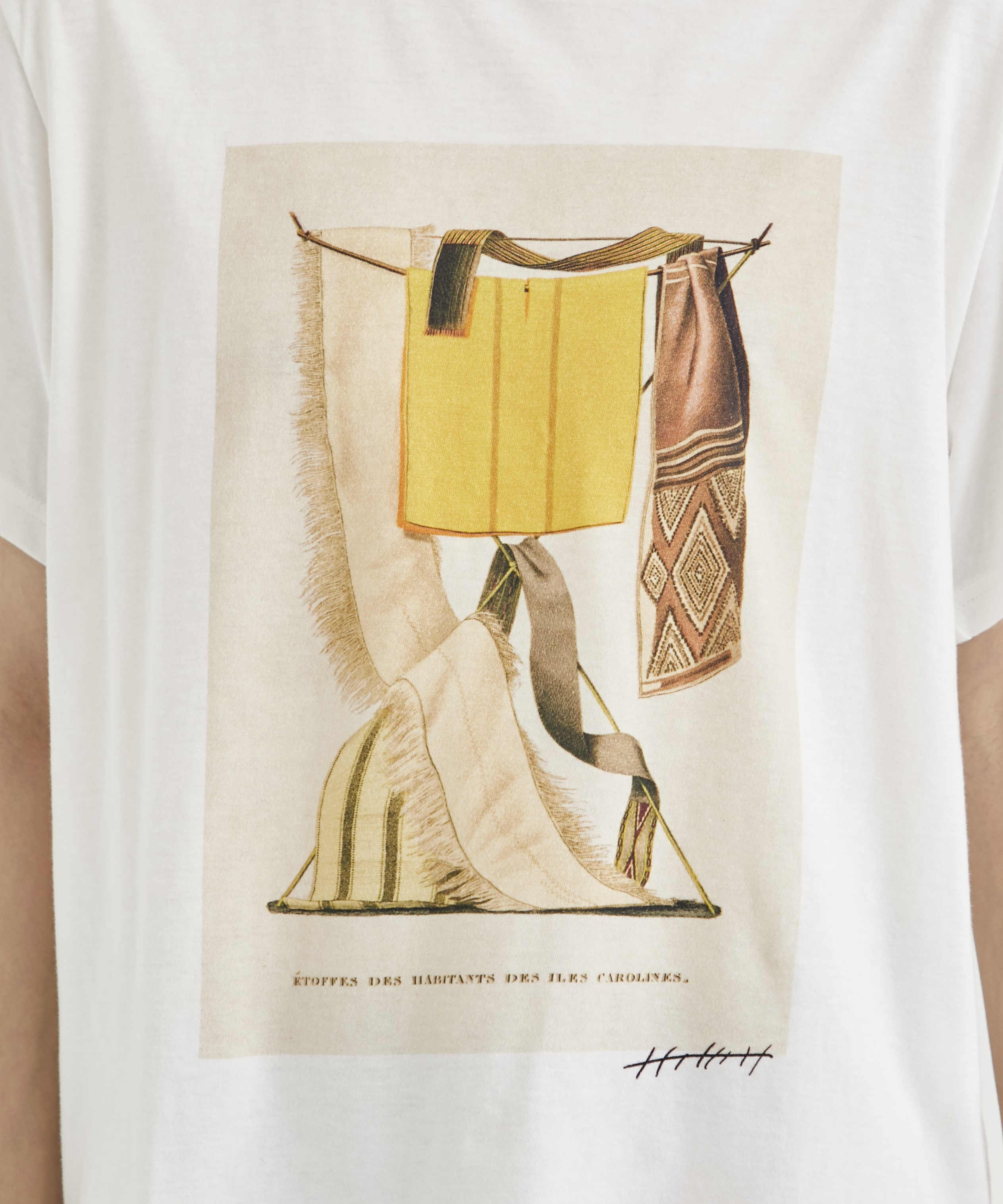 VYG t-shirt A(2 WHITE): KHOKI: MEN｜THE TOKYO ONLINE STORE