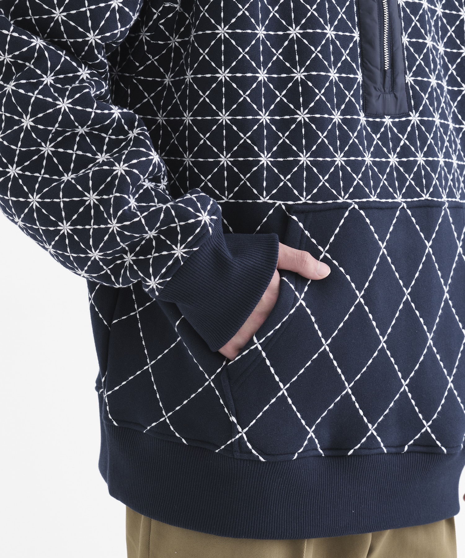 Kenzo Sashiko Stitch Oversized Hoodie M KENZO
