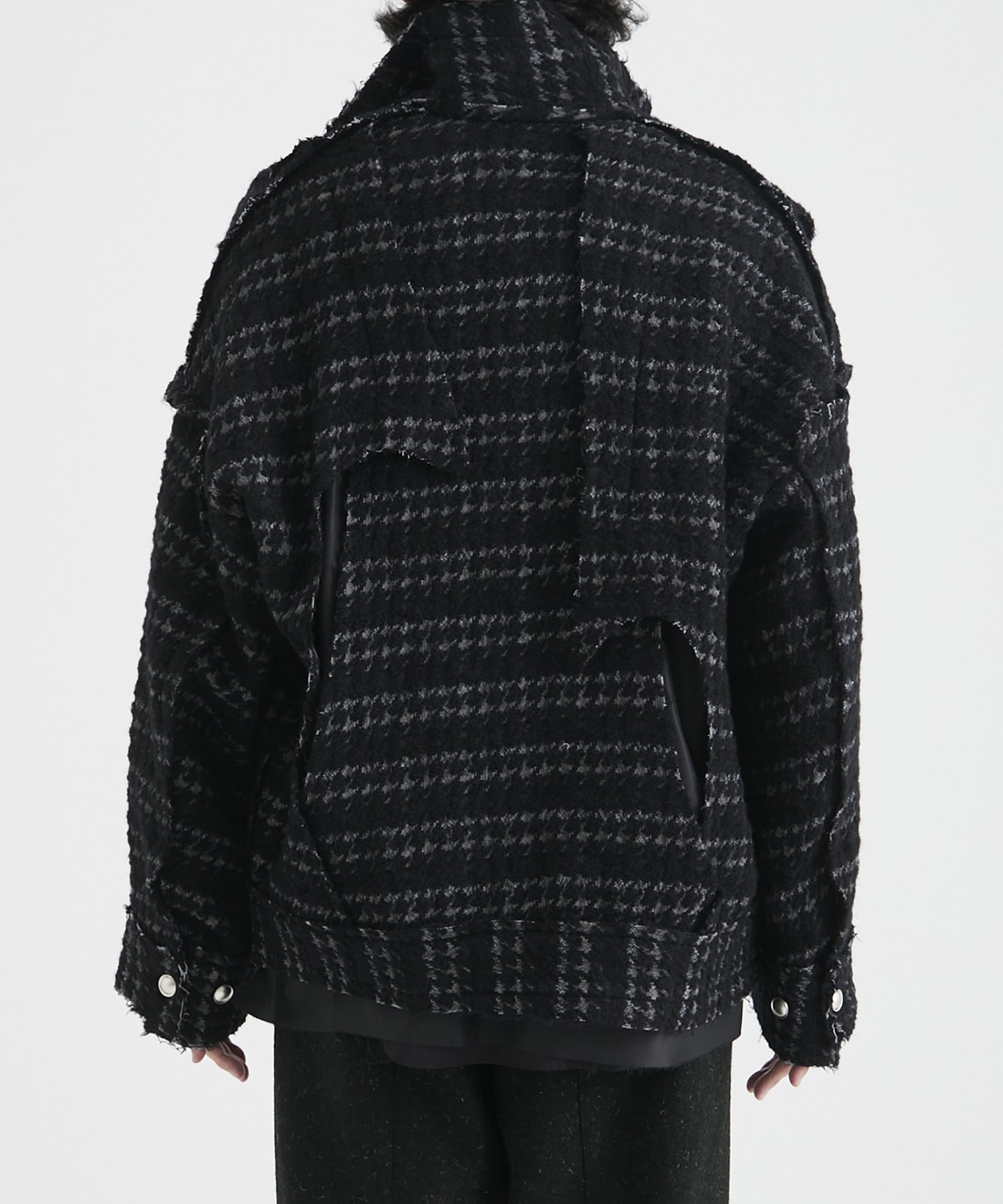 Louis Vuitton Cropped Flannel Embellished Blouson